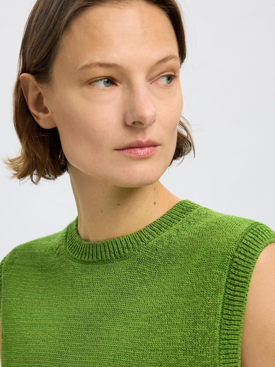 Alma Knit Vest - Spindle Tree