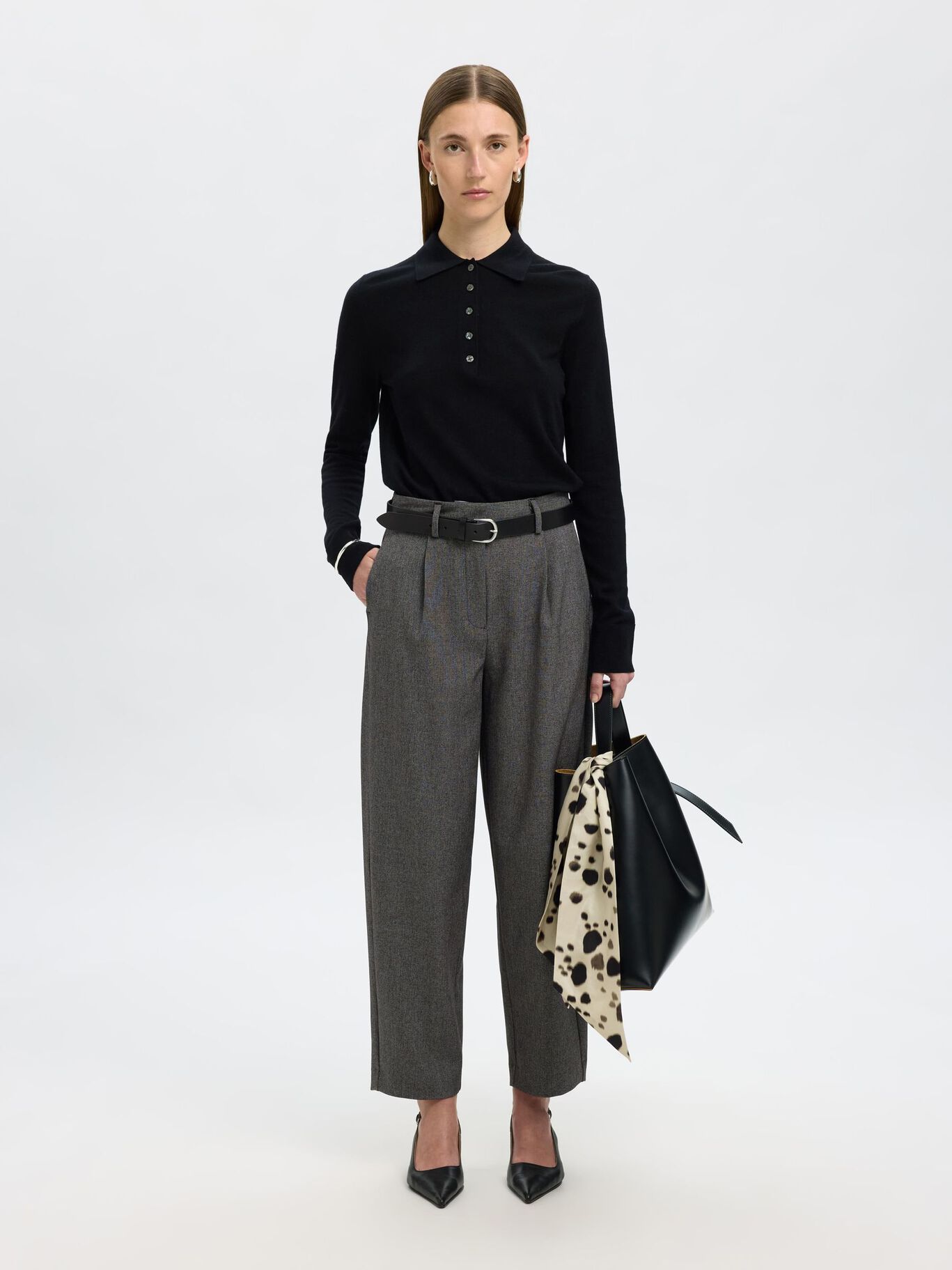 Barrel Alma Pants - Black Structure