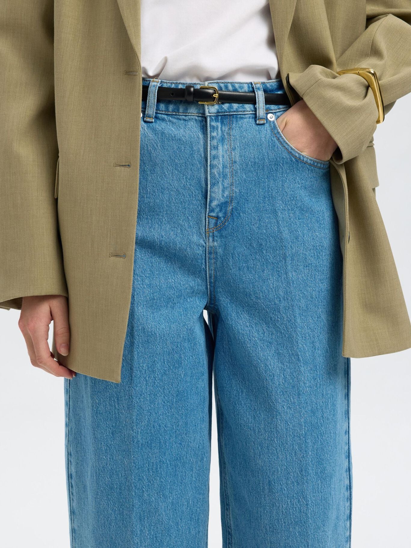 Barrel Liva Kori Jeans - Light Blue Denim