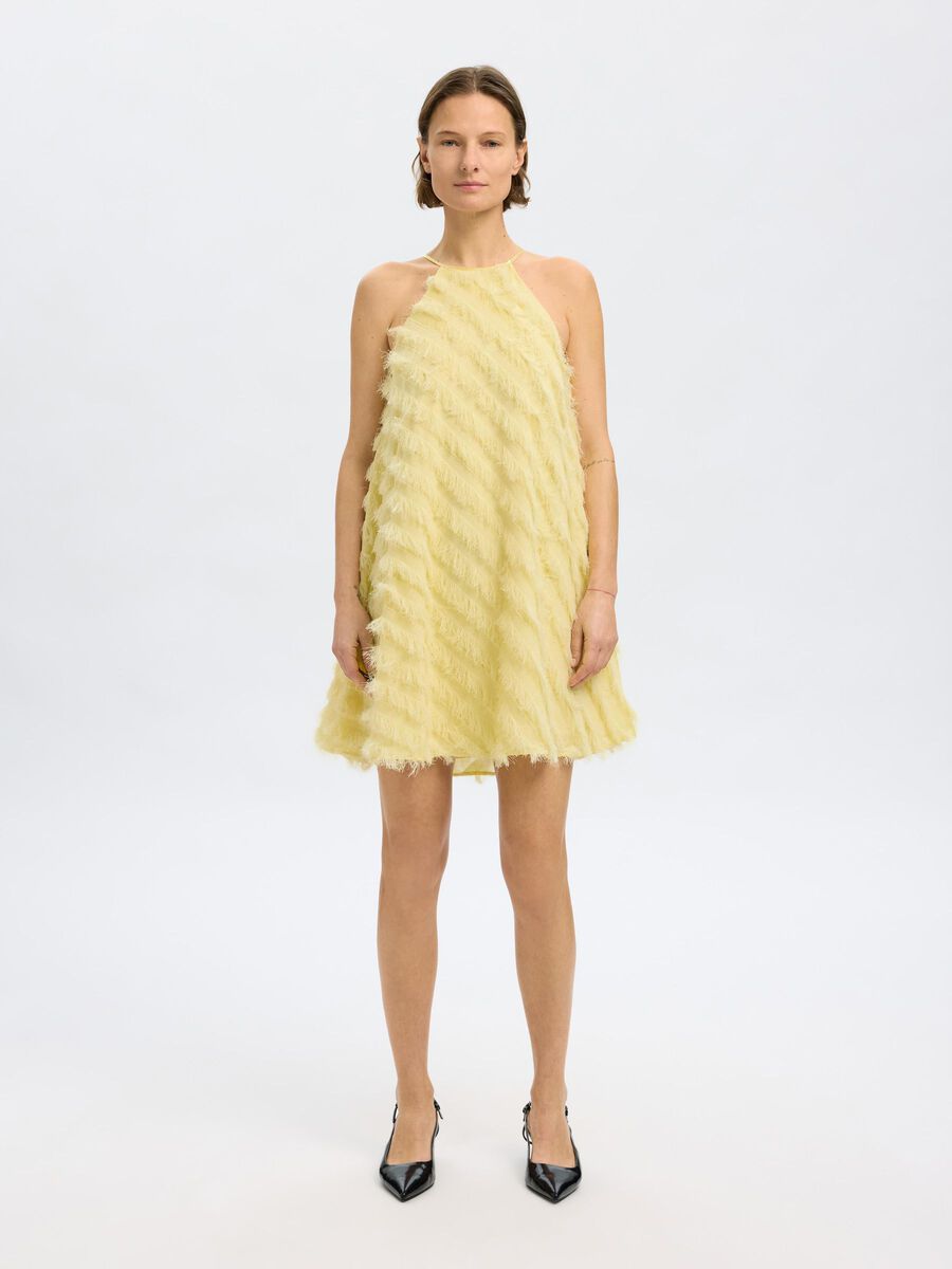 Bea Halterneck Dress - Anise Flower
