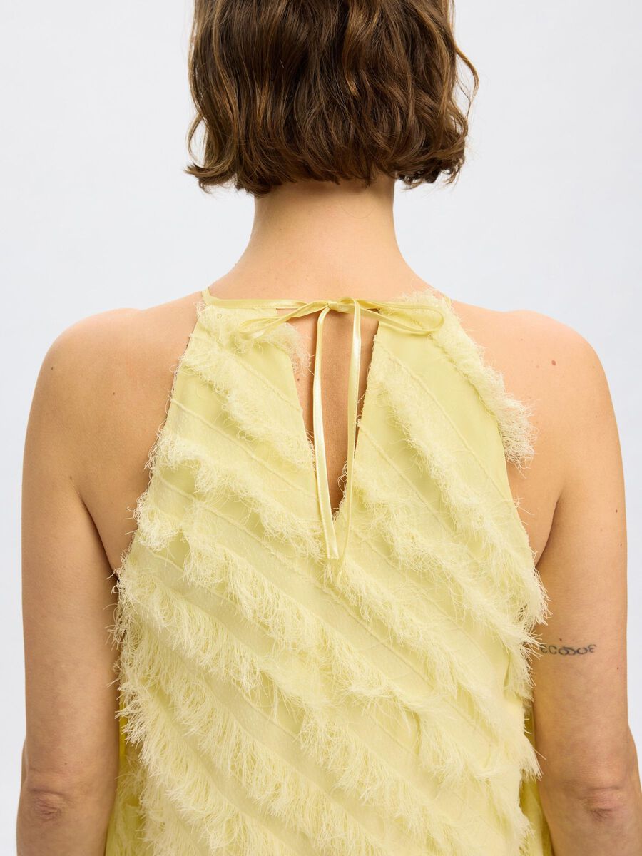 Bea Halterneck Dress - Anise Flower