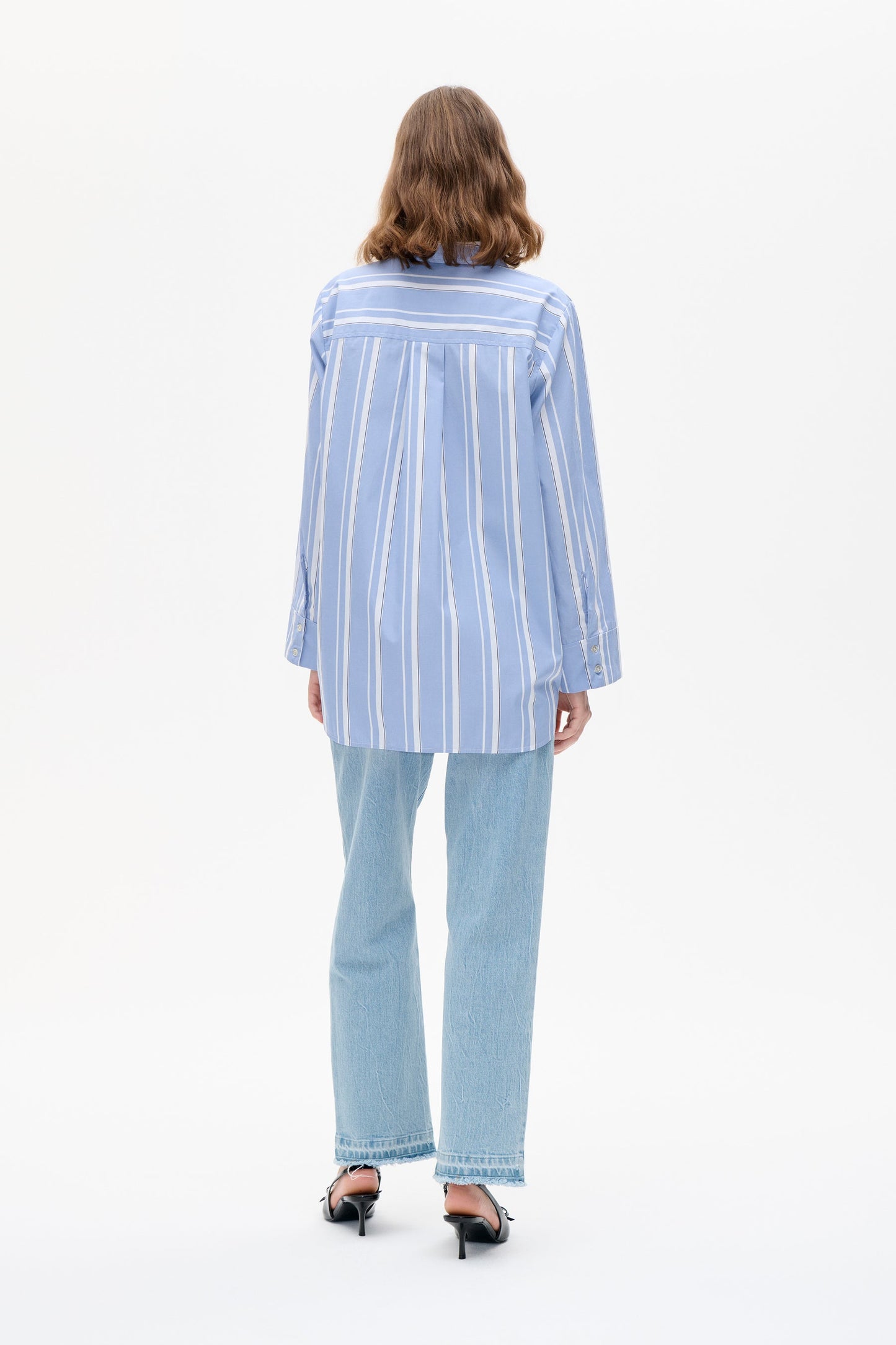 Milo Blouse - Breezy Blue Stripe