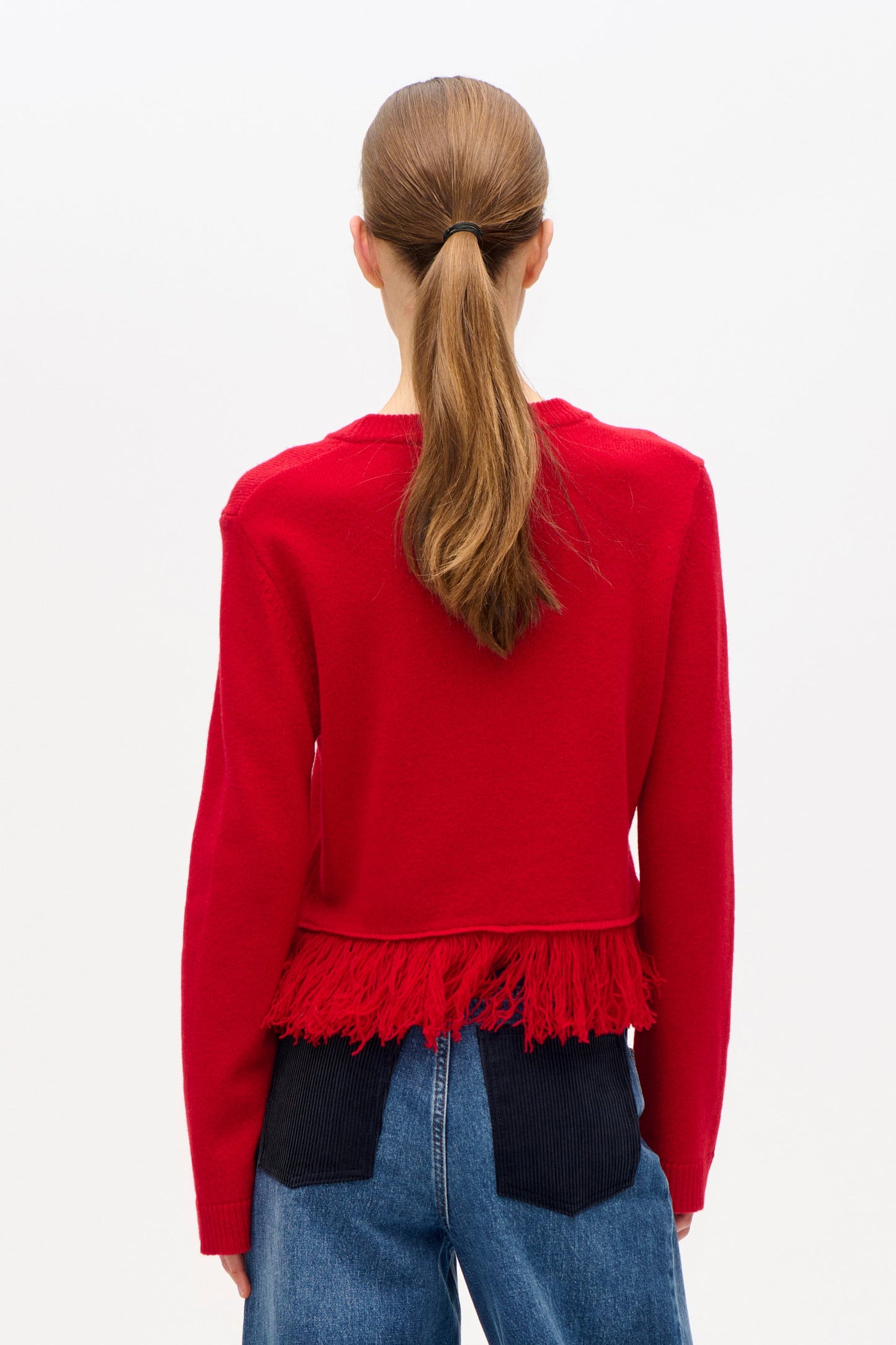 Chevy Knit - Crimson Red