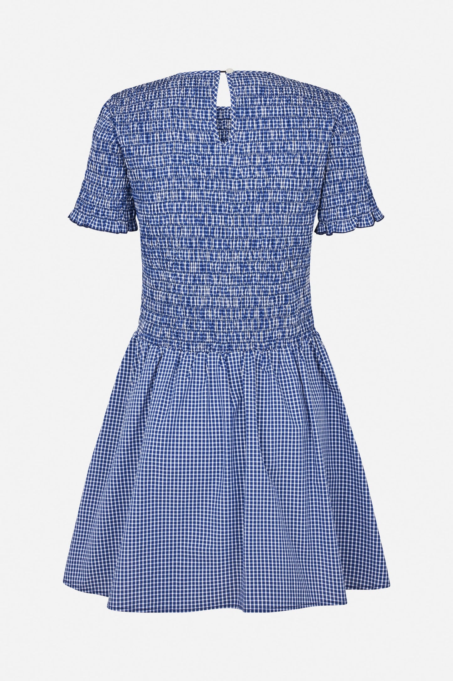 Assandra Dress - Mini Blue Check