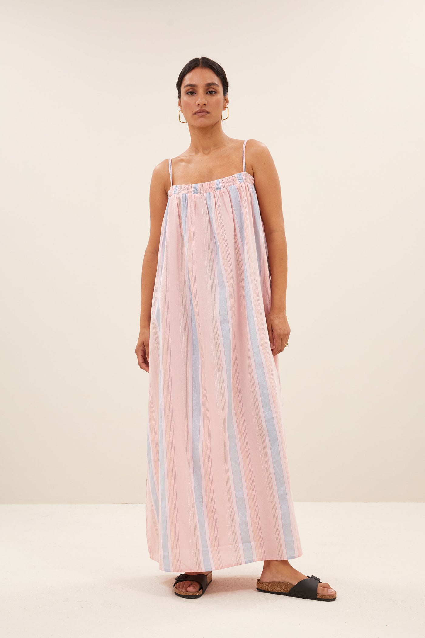 Lola Gloss Dress - Gloss Stripe
