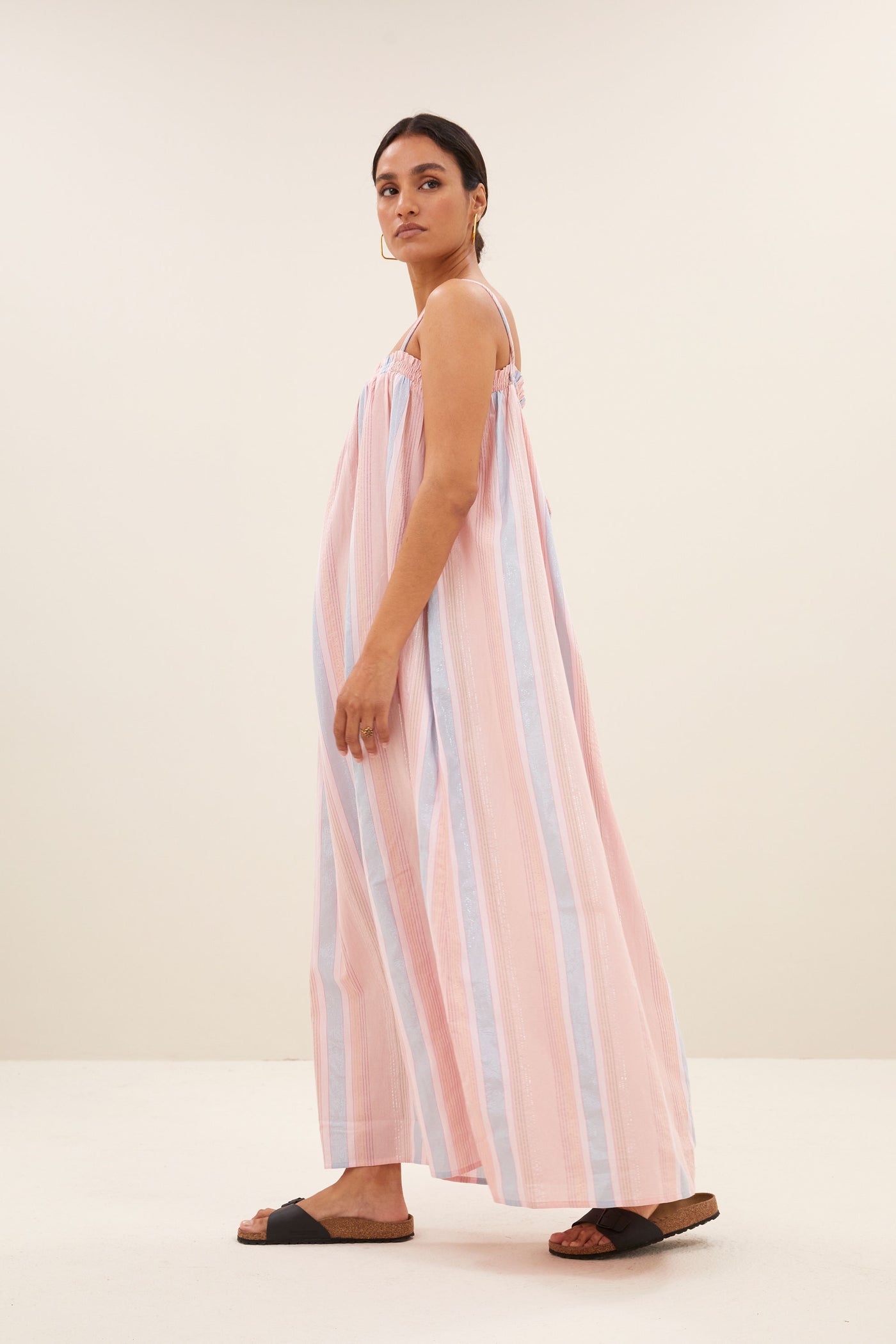 Lola Gloss Dress - Gloss Stripe