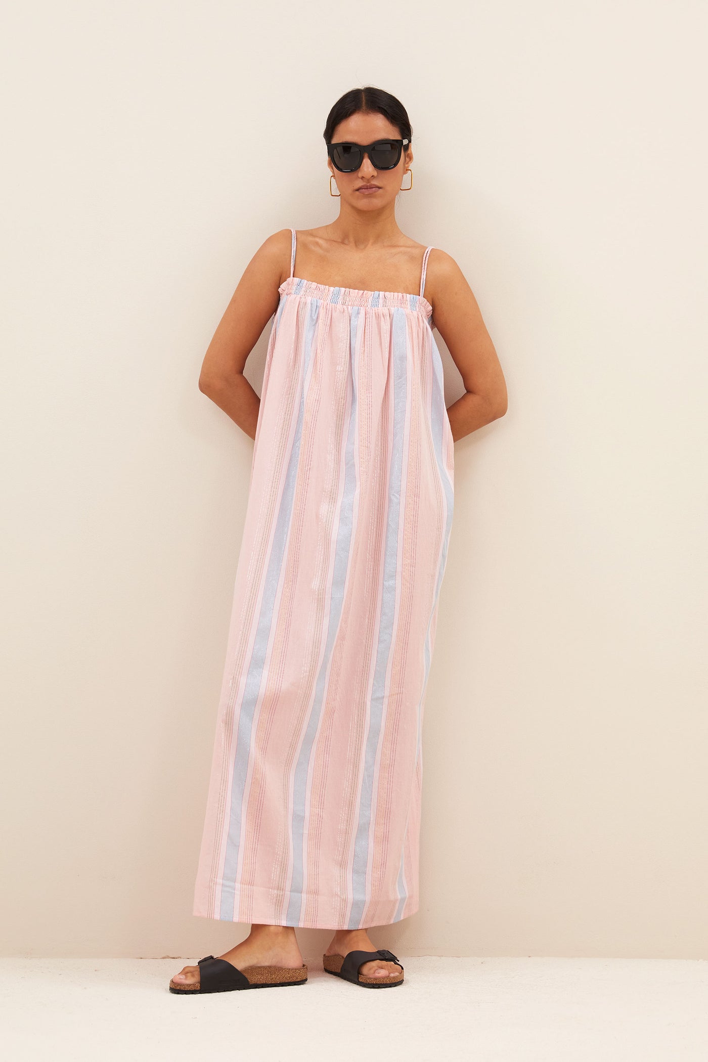Lola Gloss Dress - Gloss Stripe