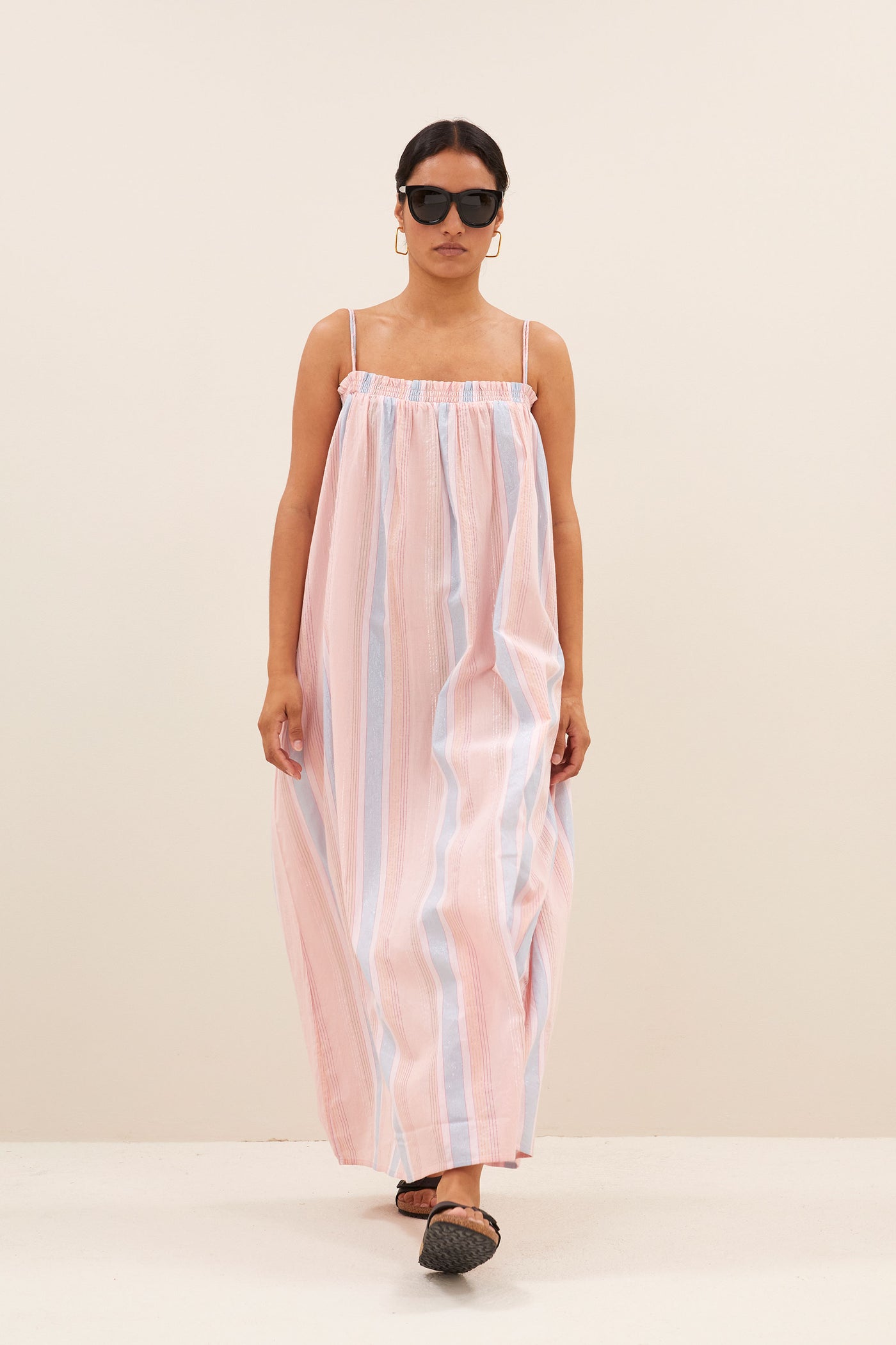 Lola Gloss Dress - Gloss Stripe