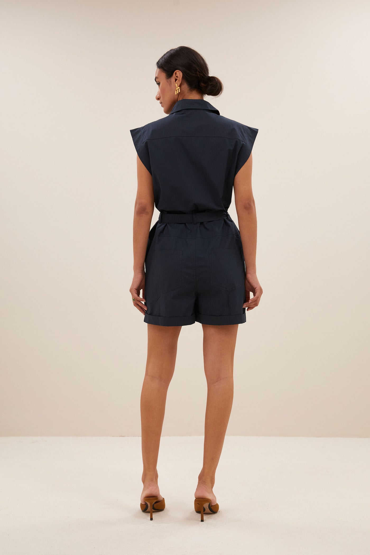 Ollie Poplin Suit - Midnight