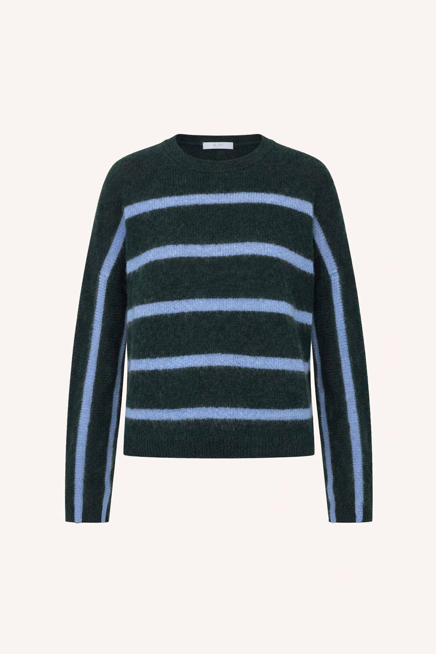 Vide Stripe Pullover - Green Cloud Stripe