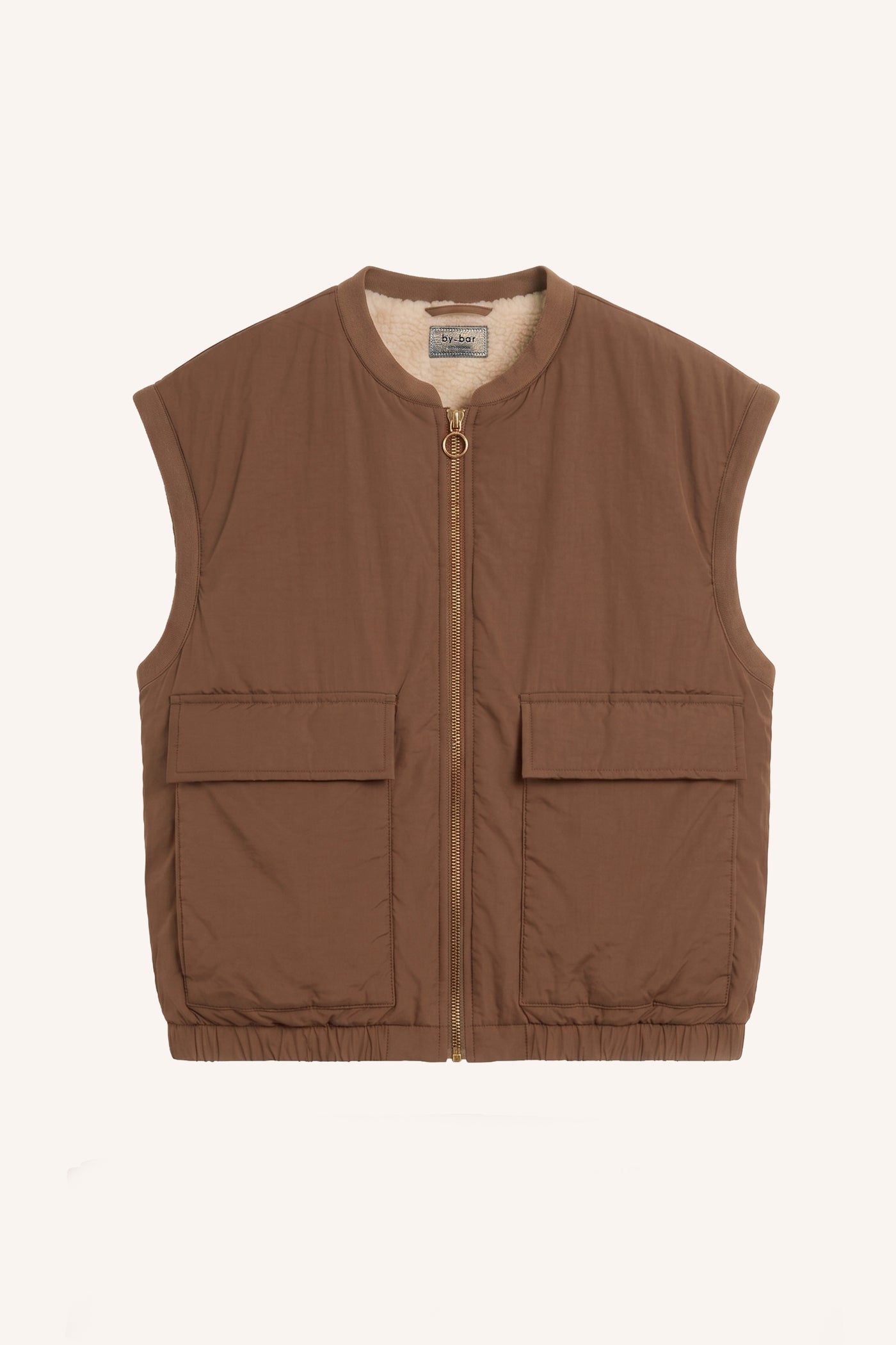 Gio Sleeveless Jacket - Hazel
