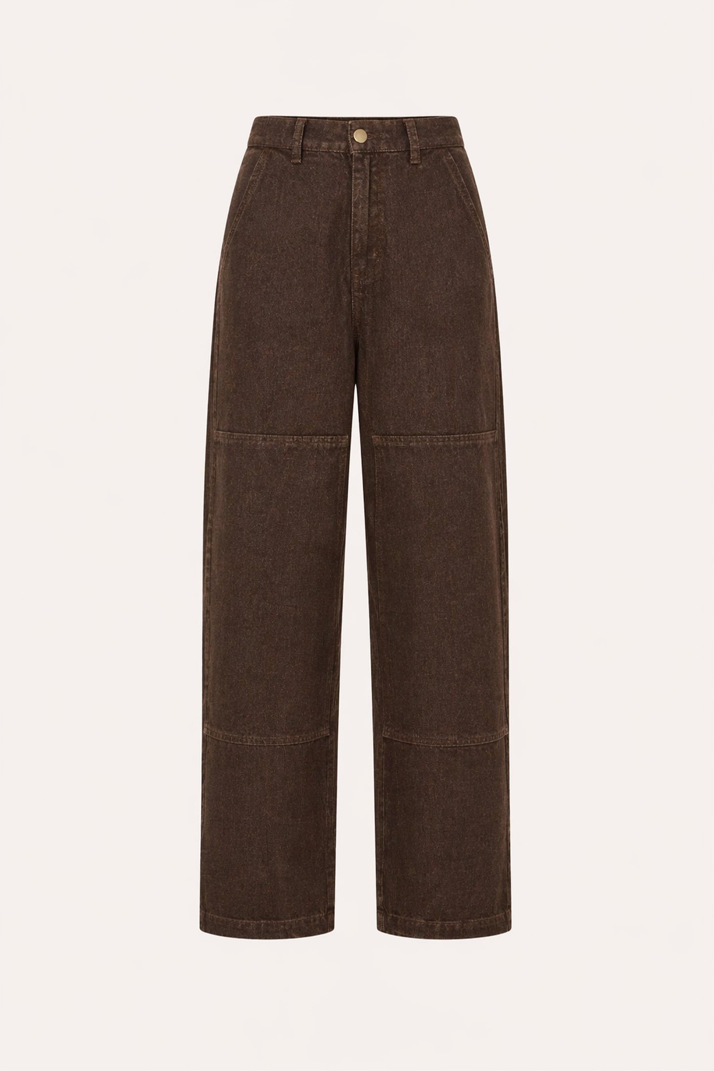 Jenna Worker Jeans - Dark Brown