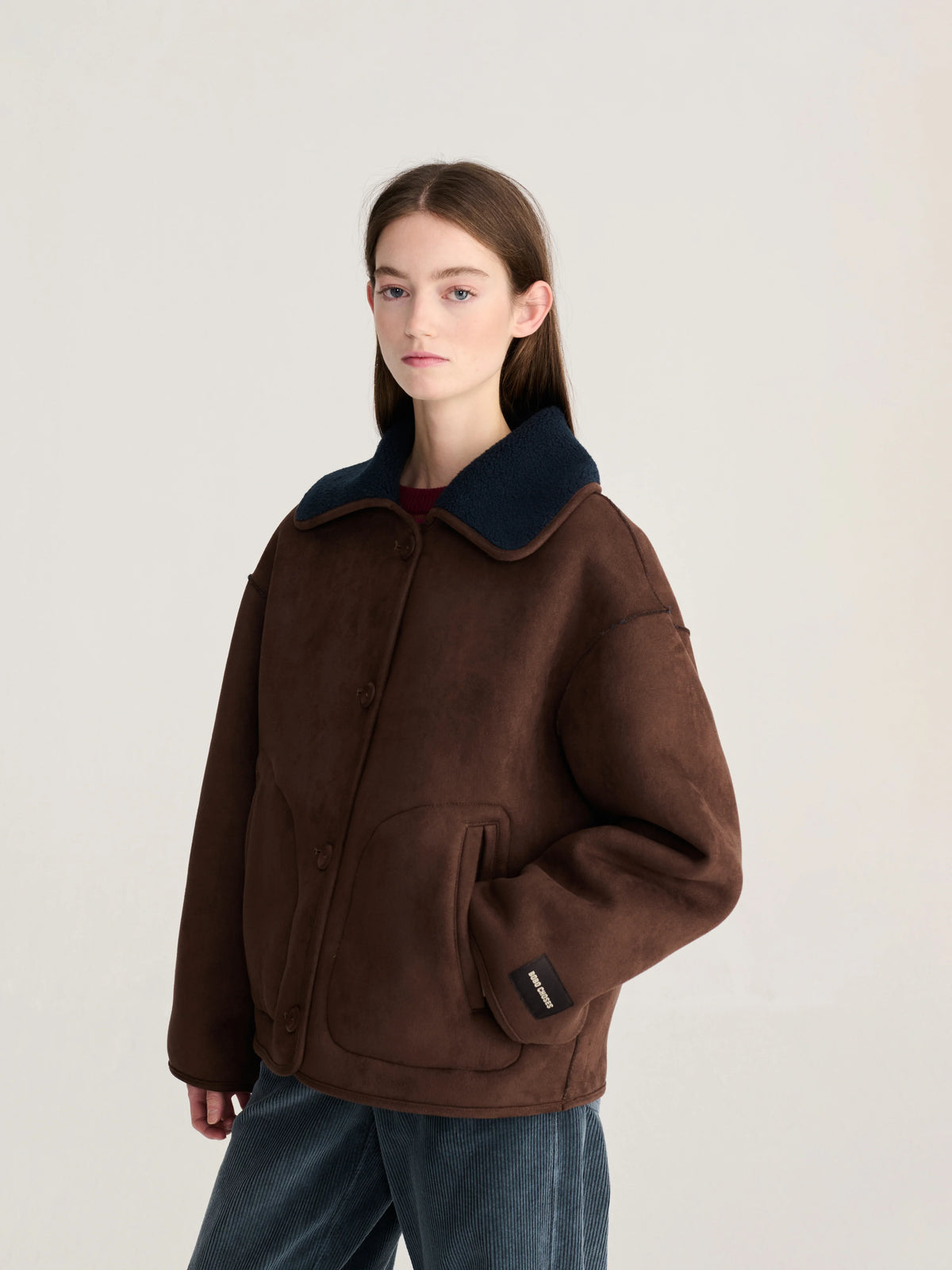 Reversible Soft Sherpa - Dark Brown