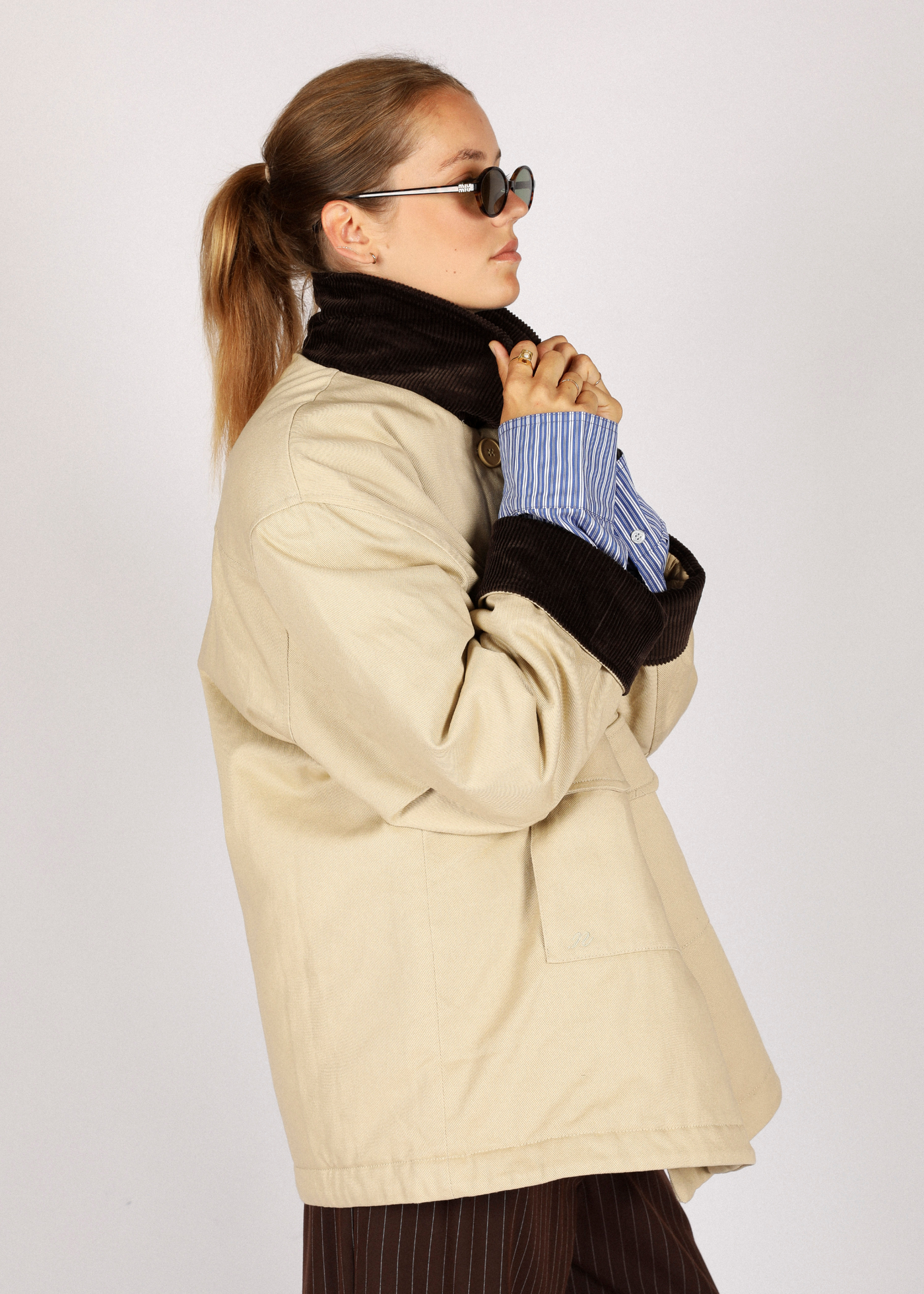 Boris Babour Style Jacket - Beige