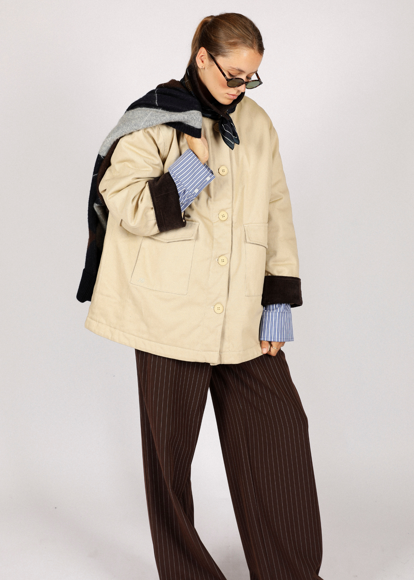 Boris Babour Style Jacket - Beige
