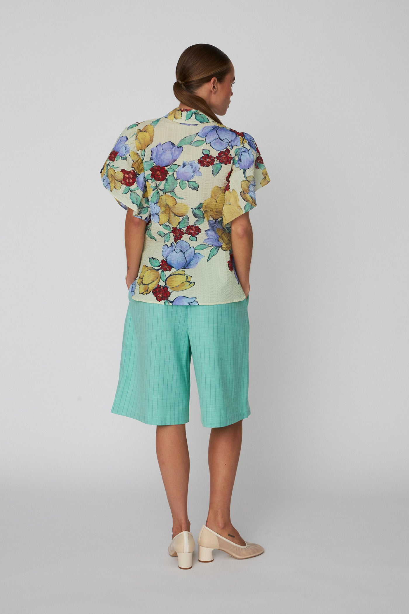 Flowered Cotton Top - Wild Flowers