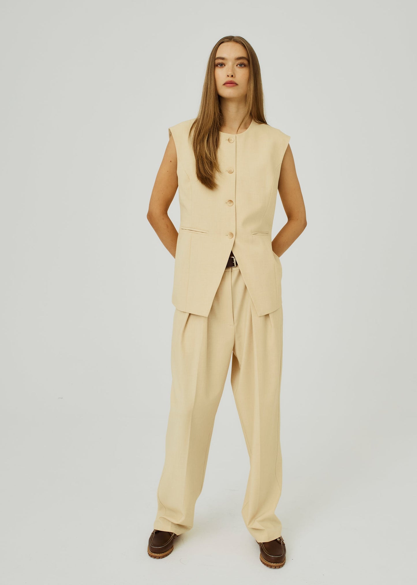 Kamin Cano Pants - Dusty Yellow