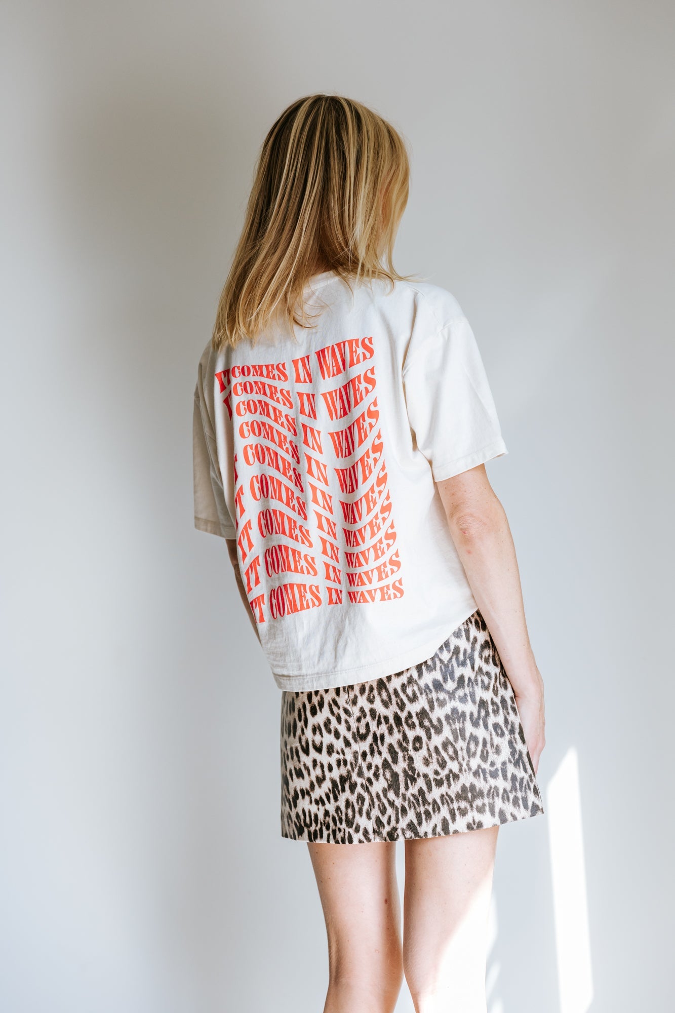 It Comes In Waves - Cream/Neon