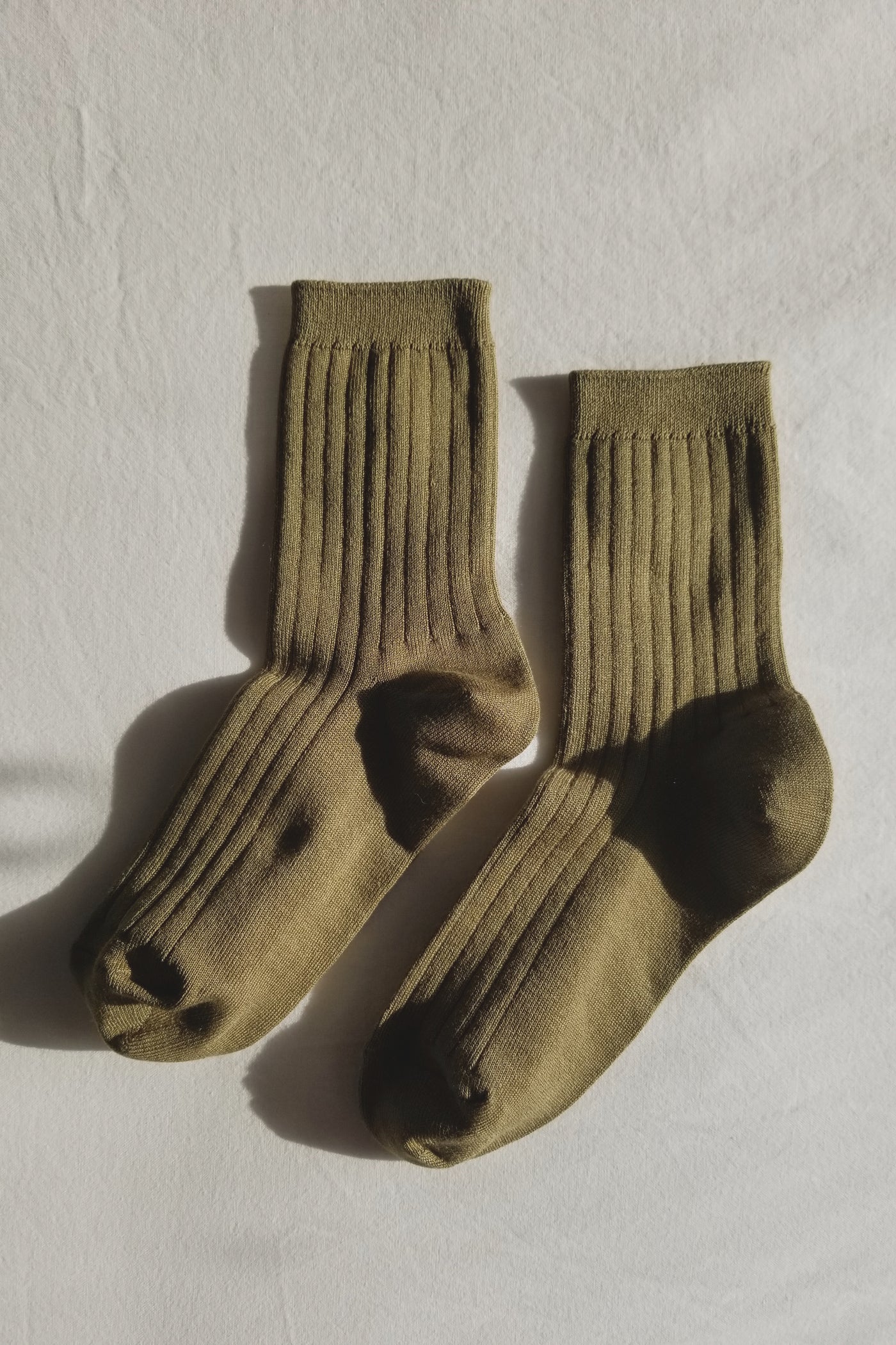 Her Socks Cotton - Pesto