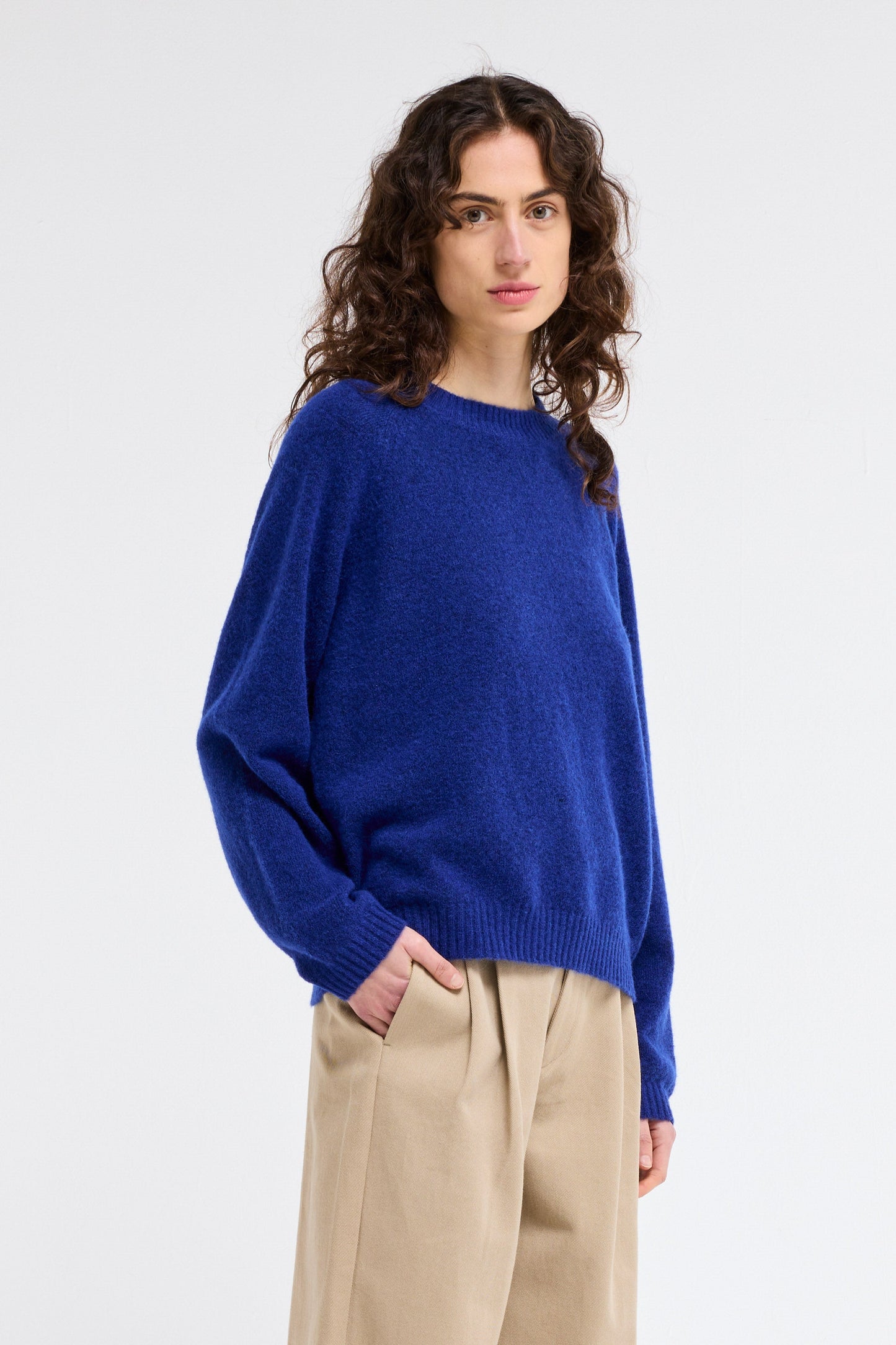 Teddybear Knit - Electric Blue