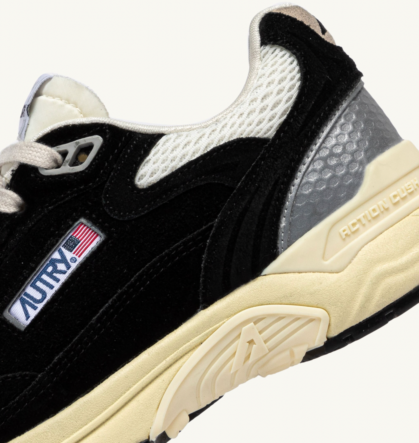 Hyperway UM07 - Suede/Mesh Black/silver