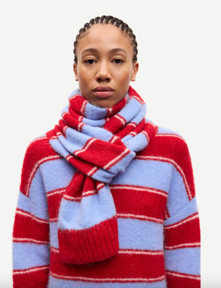 Sajeanne Scarf - Haute Red