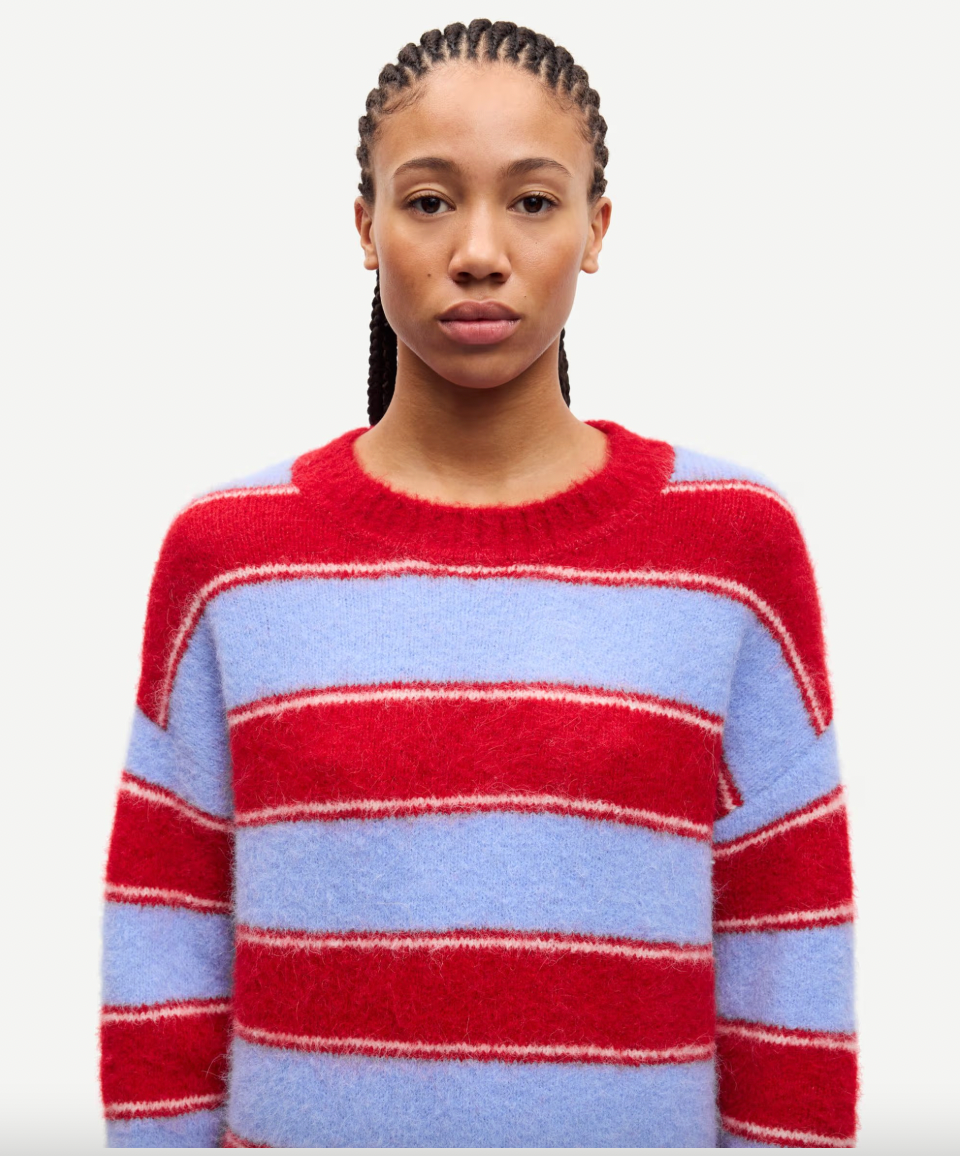 Sajeanne Sweater - Haute Red