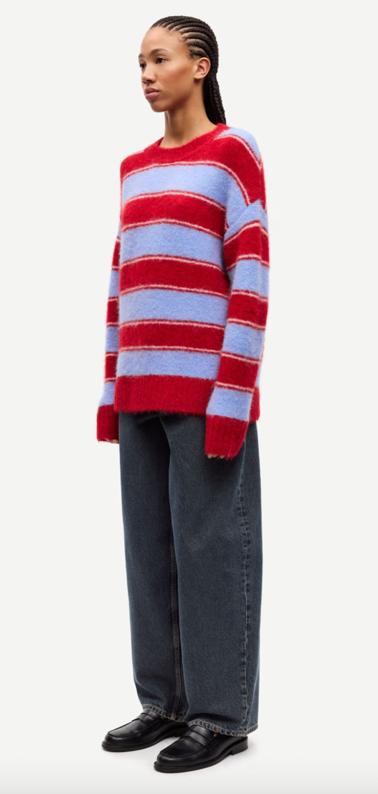Sajeanne Sweater - Haute Red