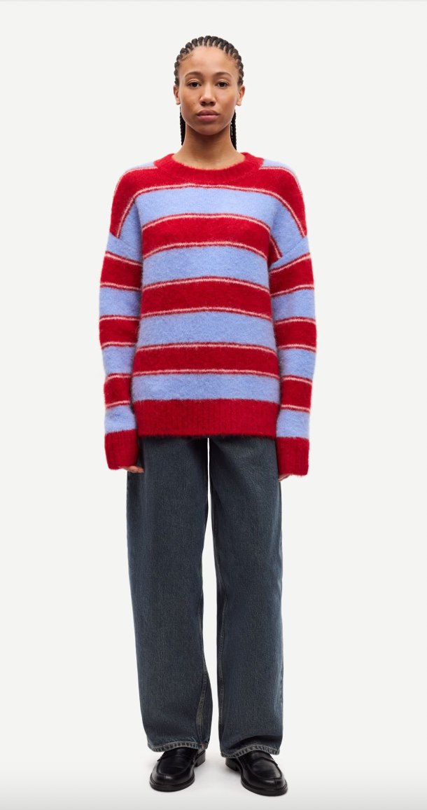 Sajeanne Sweater - Haute Red
