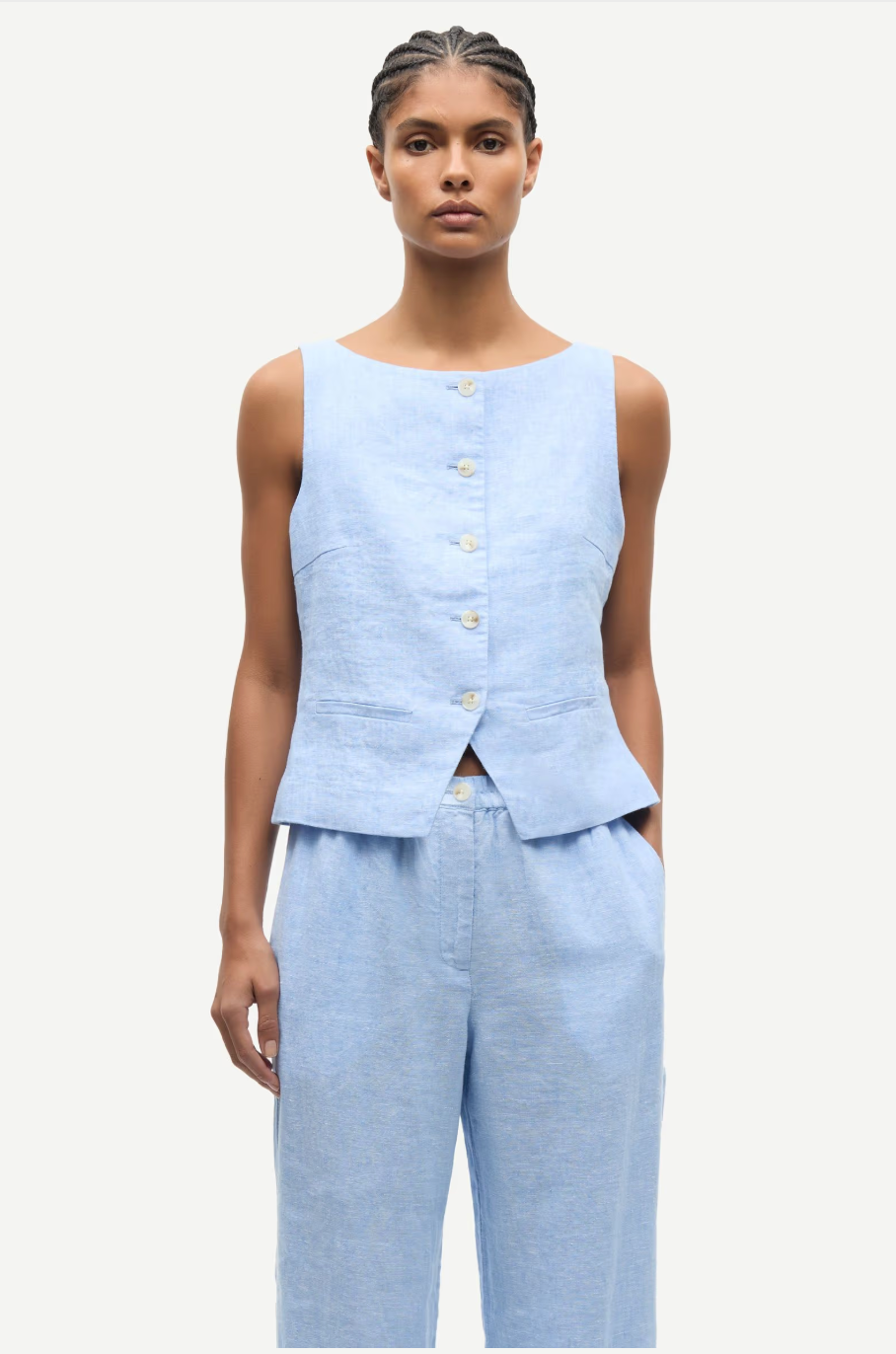 Satoves Trousers - Bel Air Blue Mel