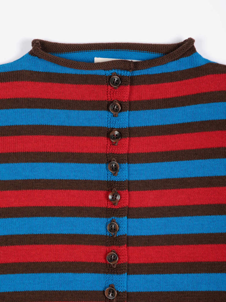 Cotton Cardigan - Striped