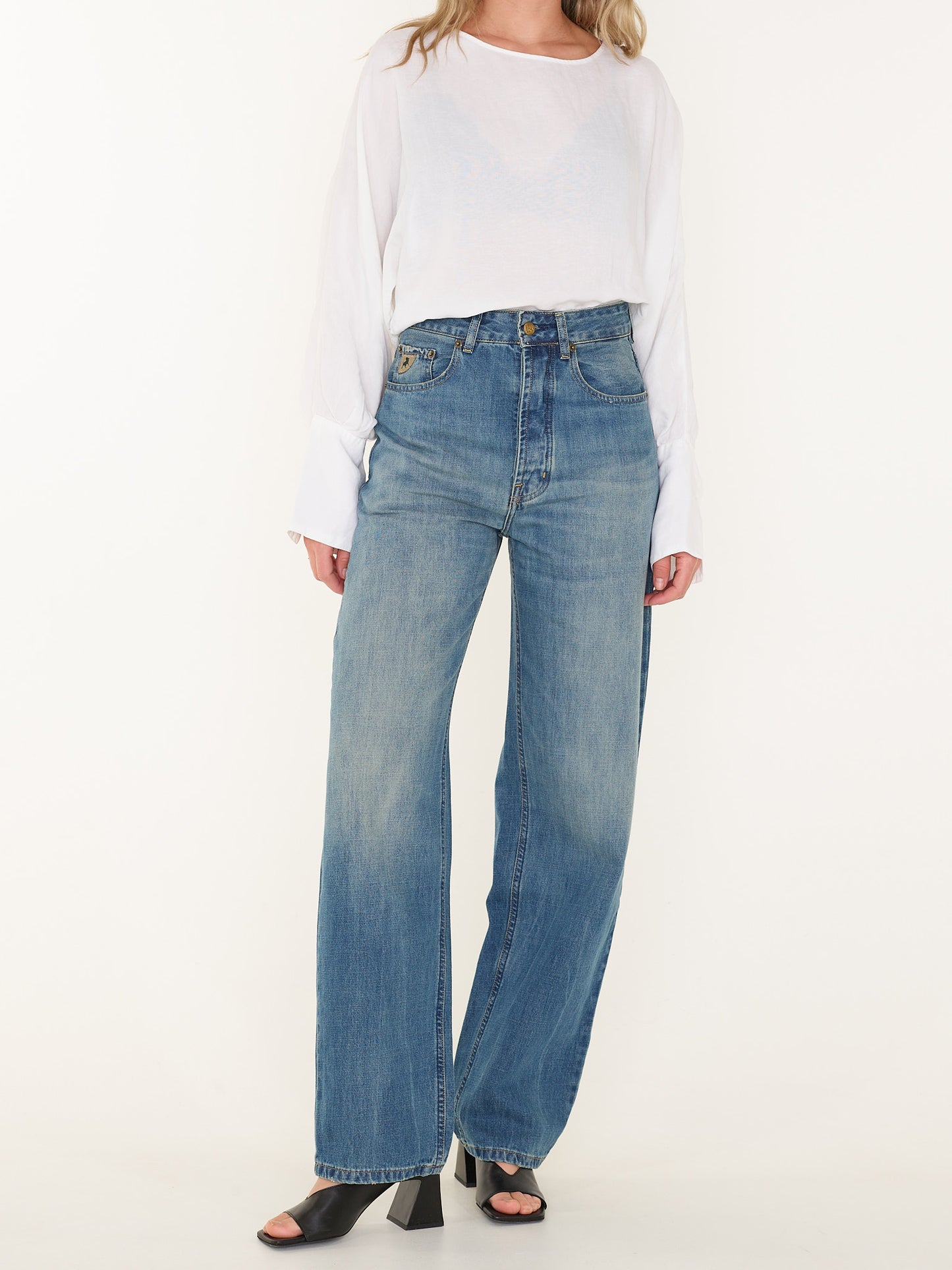 Maya Jeans Kros Regen Stone - Veined Green