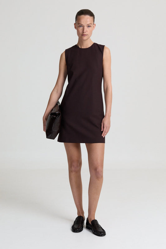 Nausicaa Dress - Dark Brown