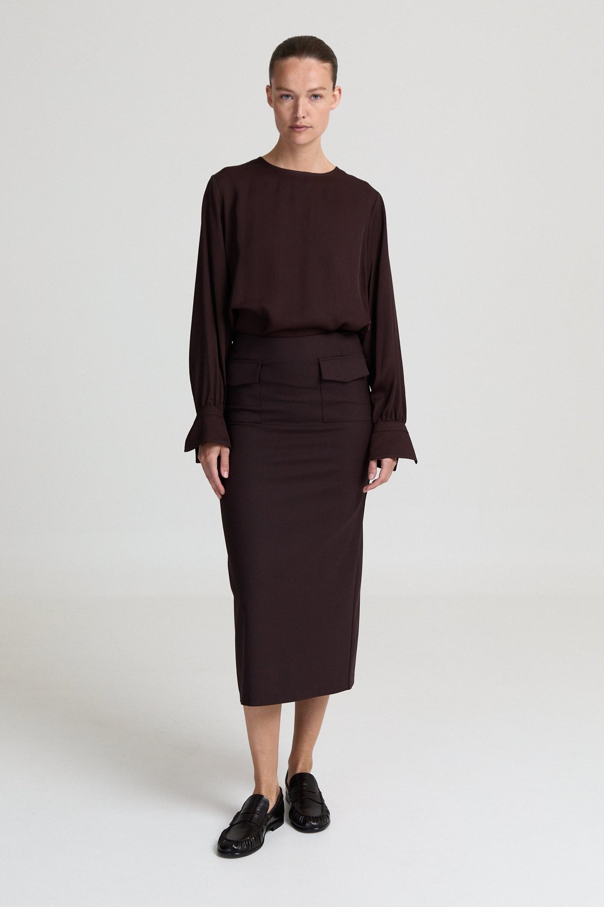Filipa Skirt - Dark Brown