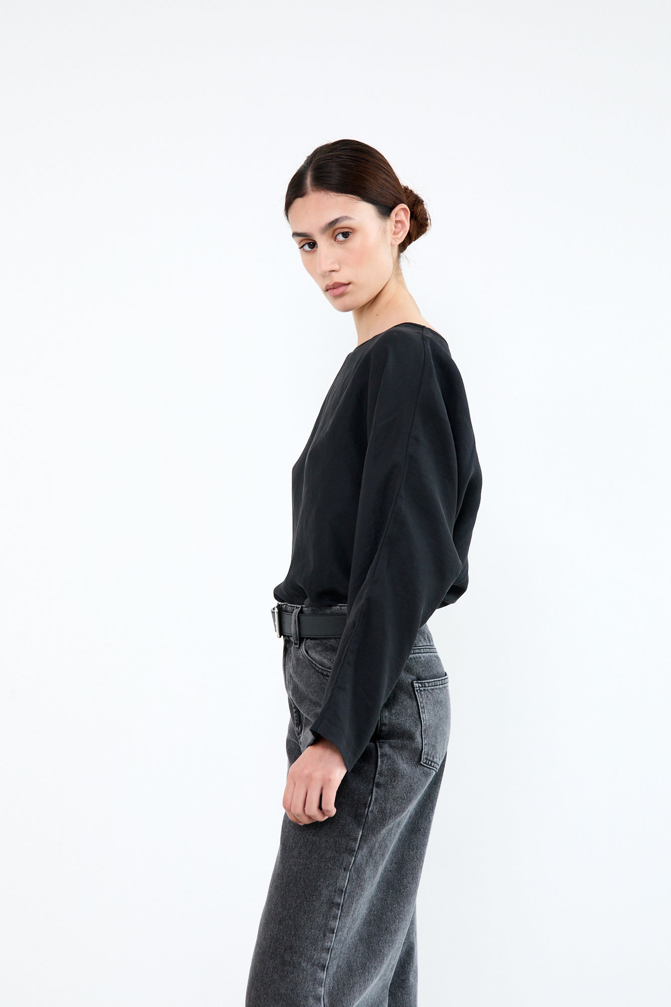 Barbara Long Sleeve Shirt - Black