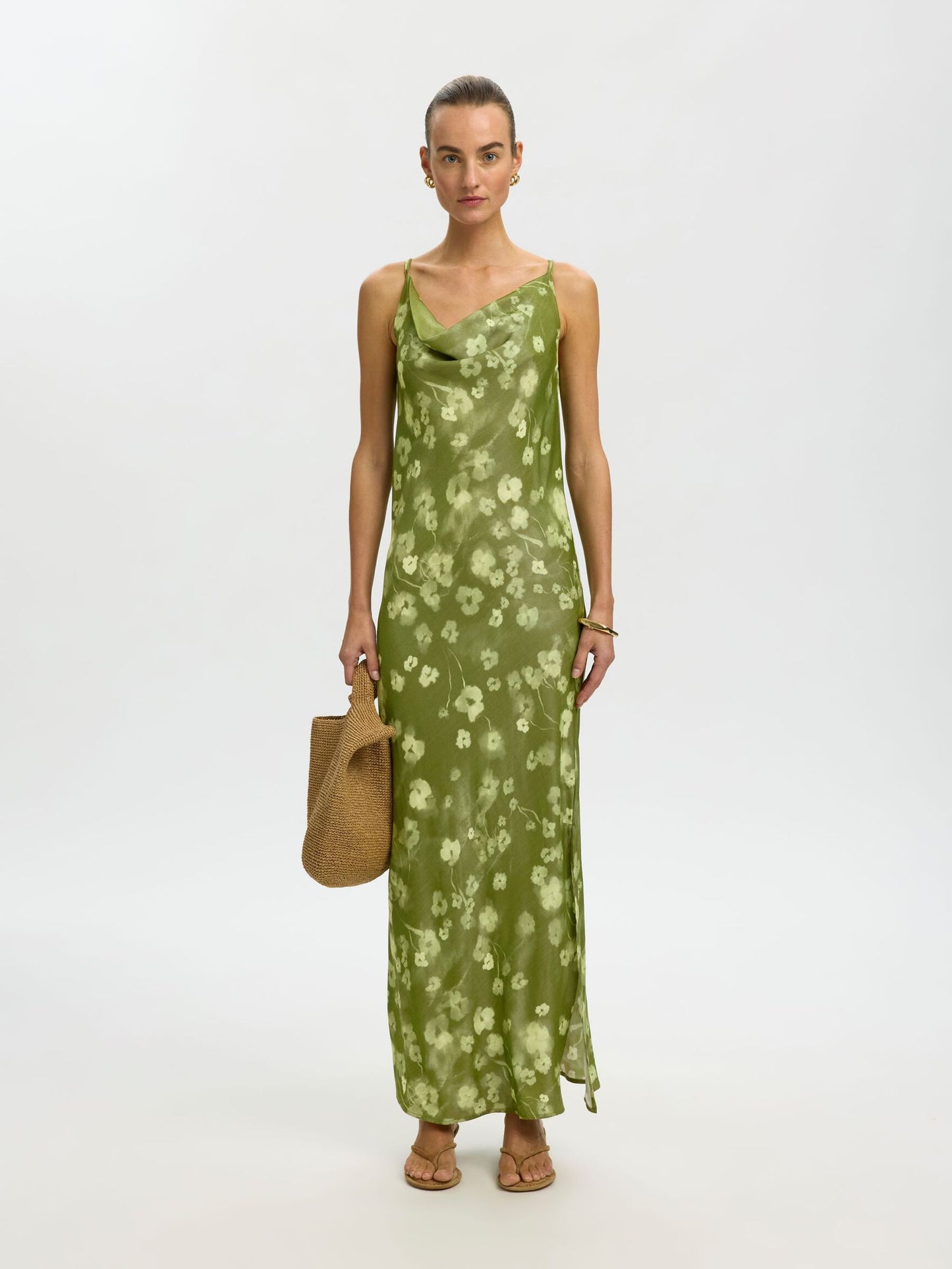 Giona Ankle Dress - AOP Flower