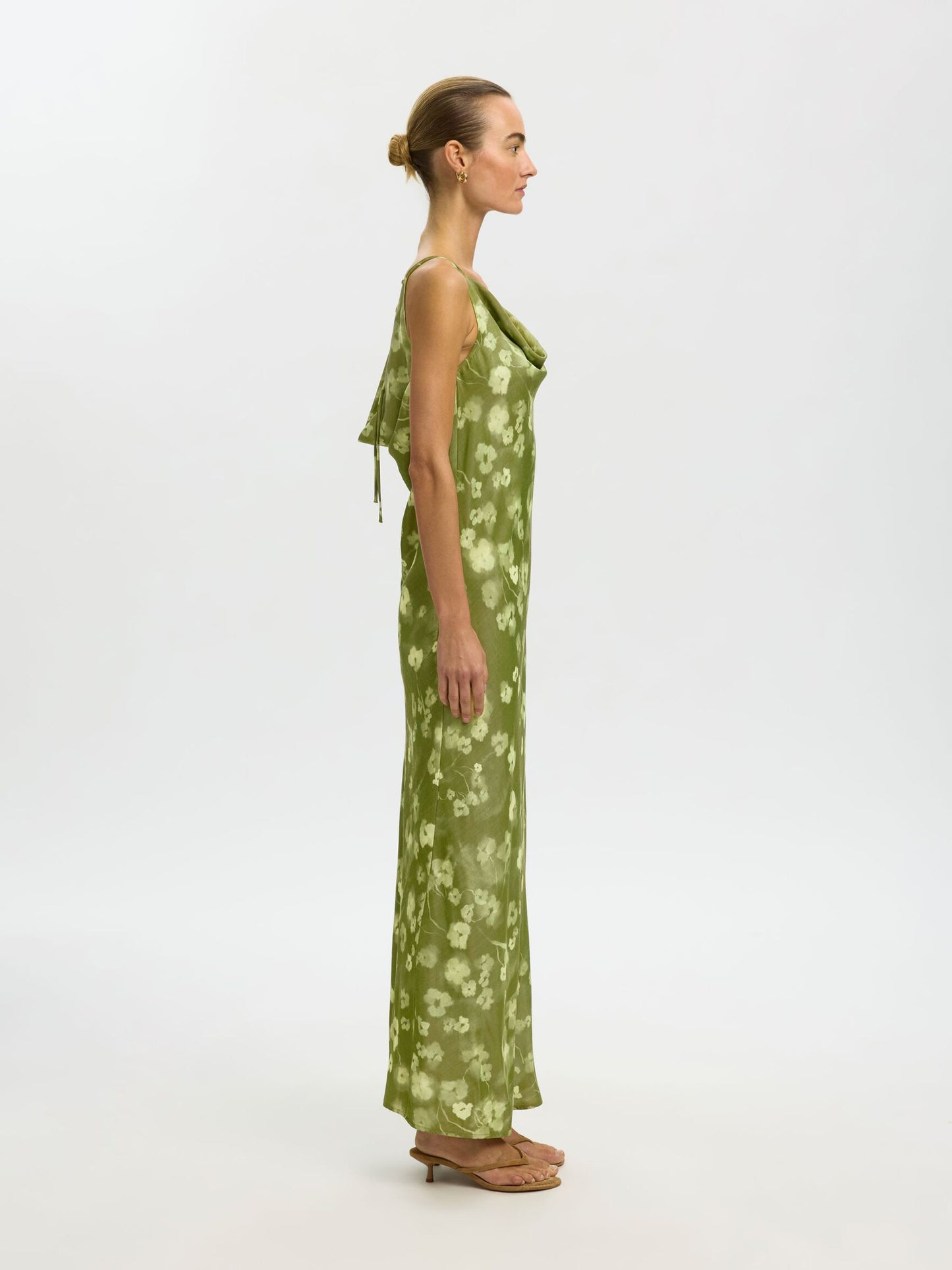 Giona Ankle Dress - AOP Flower