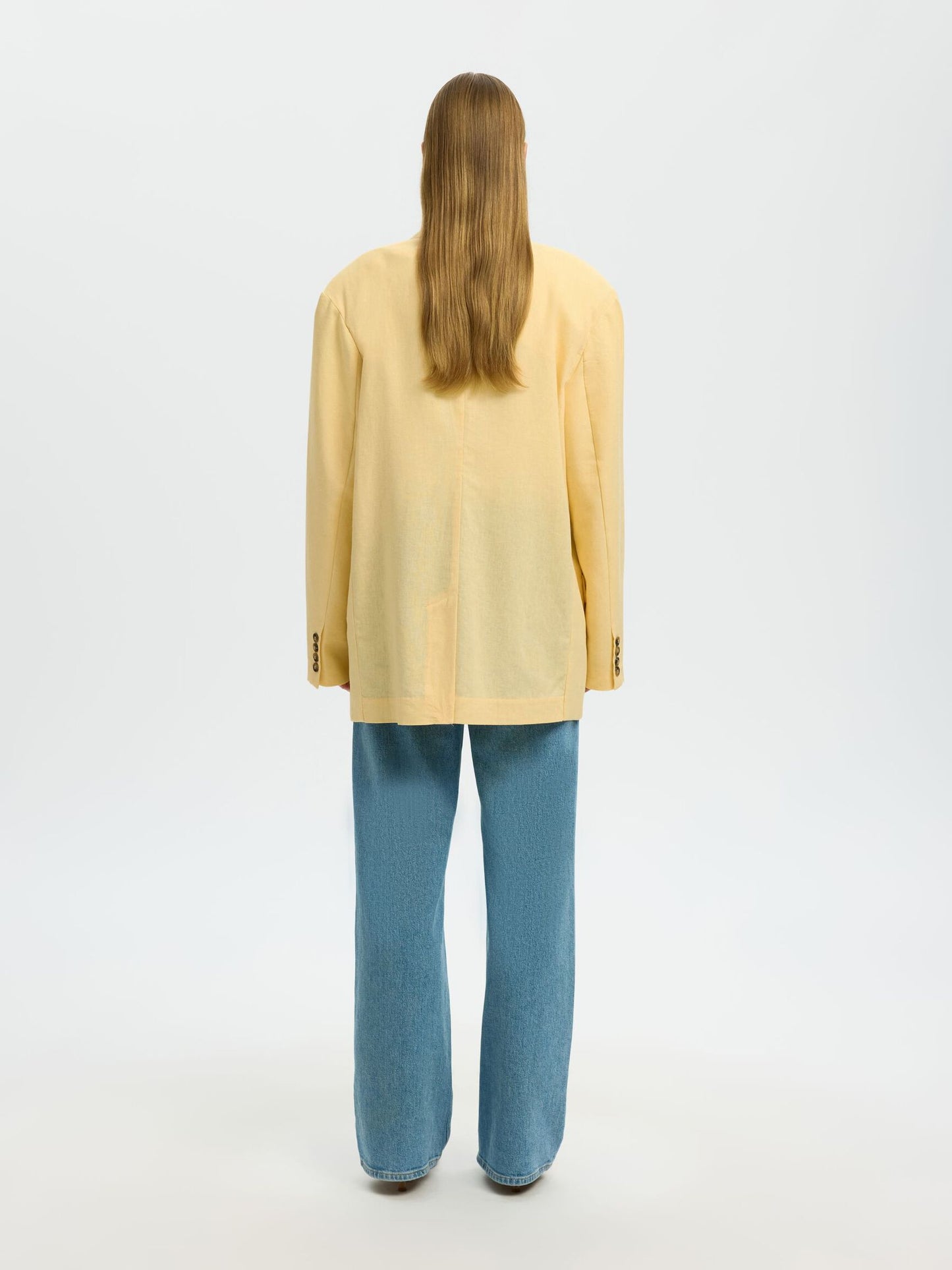 Marlie Oversized Blazer - Italian Straw