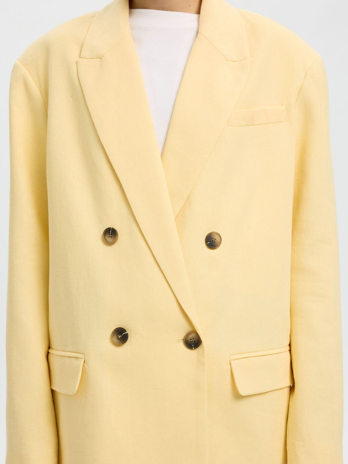 Marlie Oversized Blazer - Italian Straw