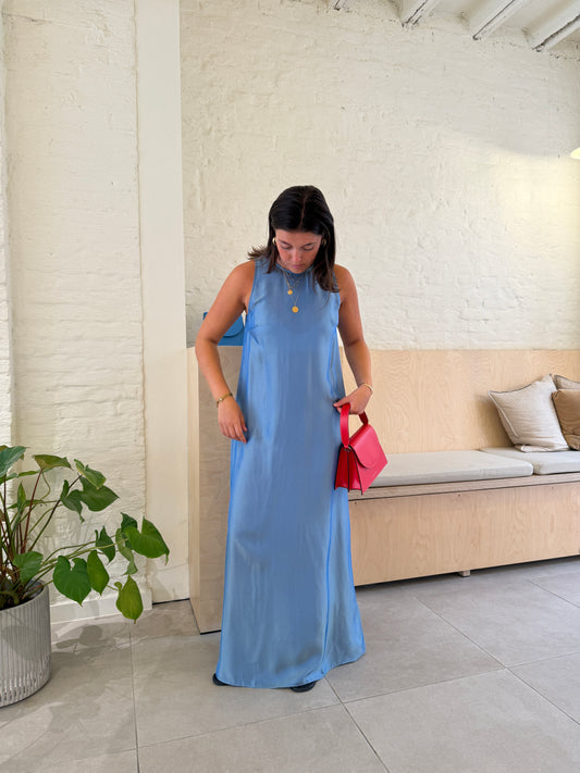 Saingrid Dress - Blue Jasper