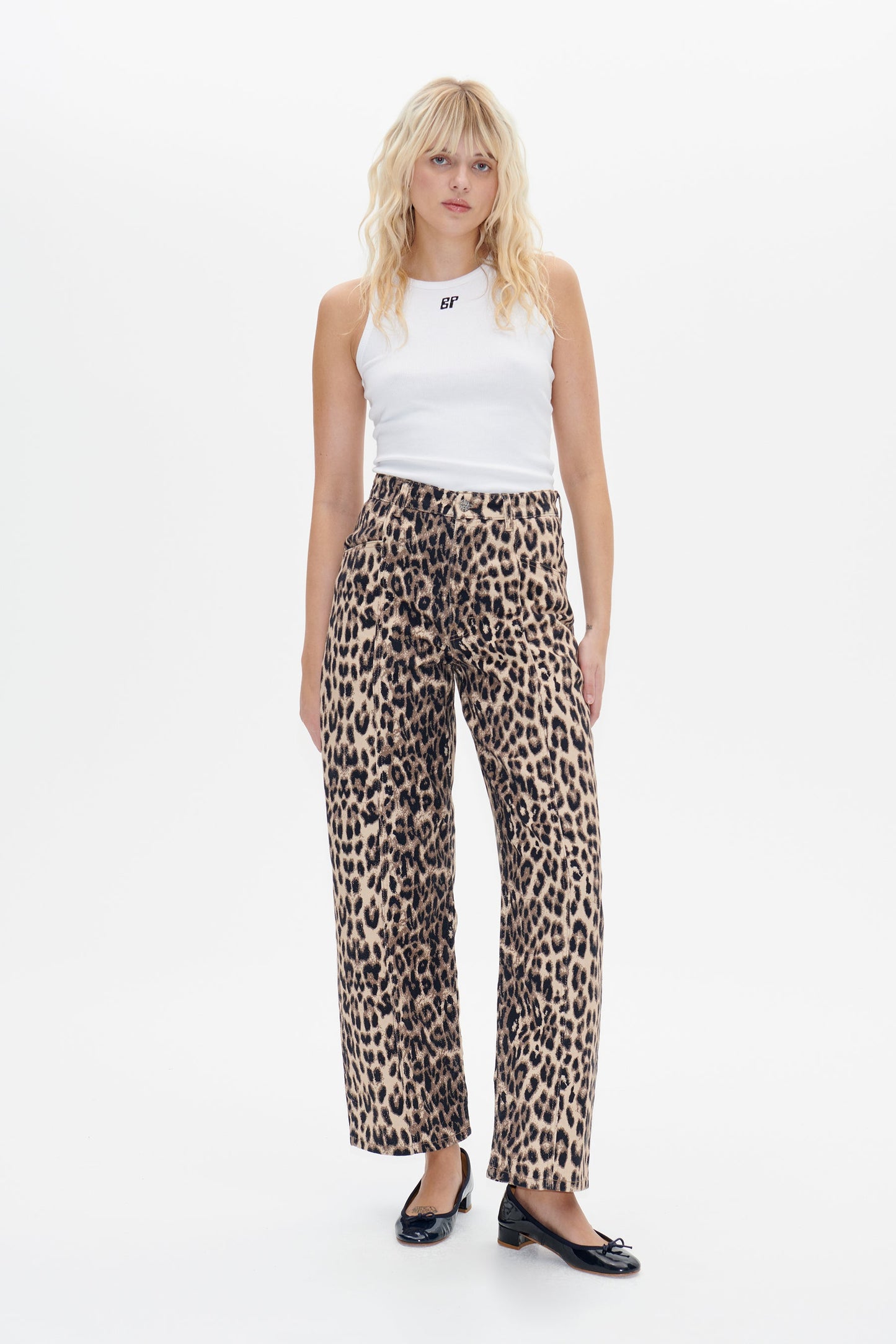 Nara Jeans - Brown Baum Leopard