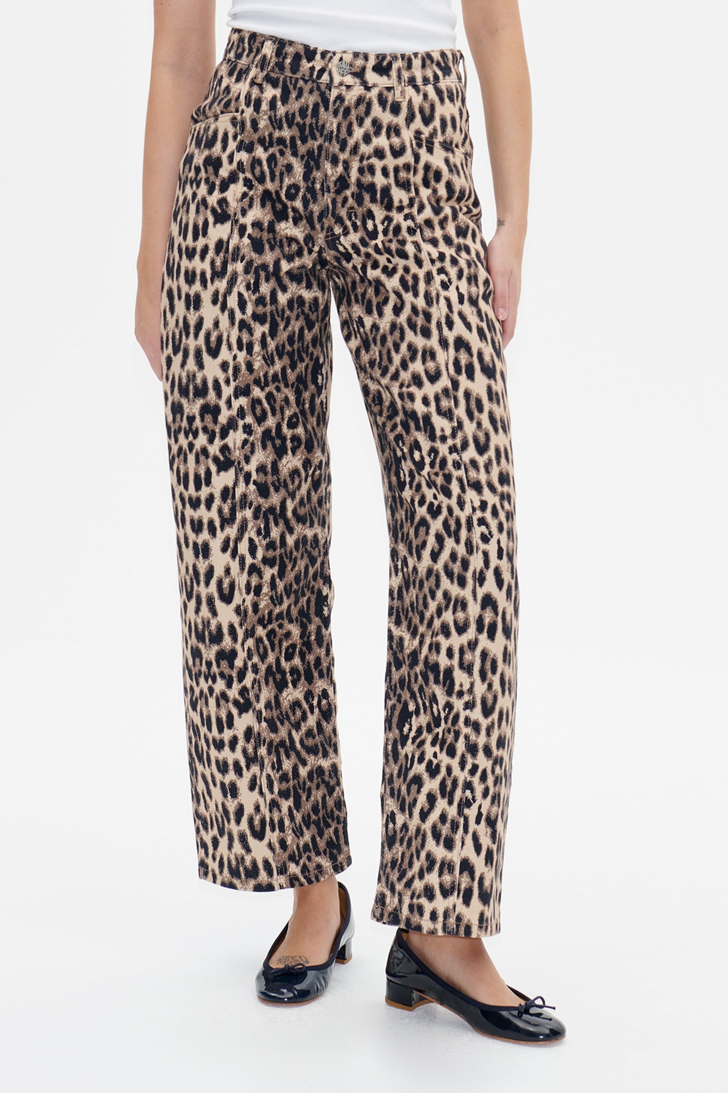 Nara Jeans - Brown Baum Leopard