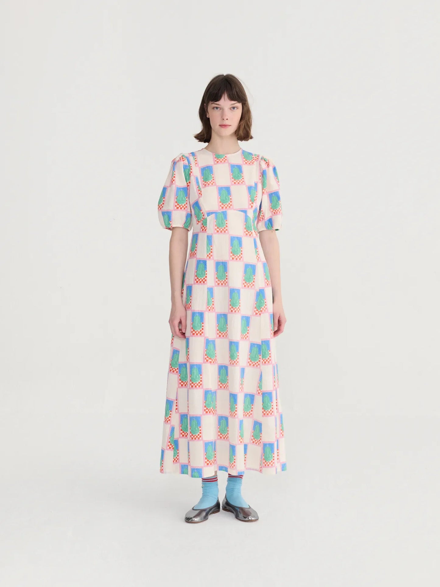 Puff Sleeve Dress - Simple Pear Pattern
