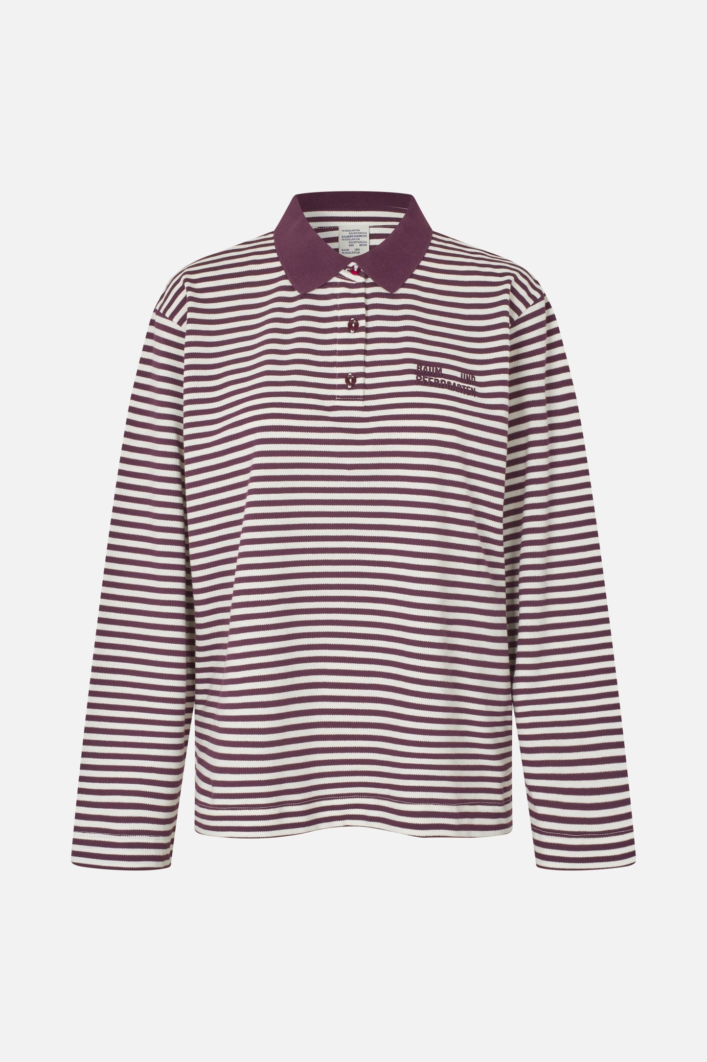 Jeanne Polo - Italian Plum Stripe