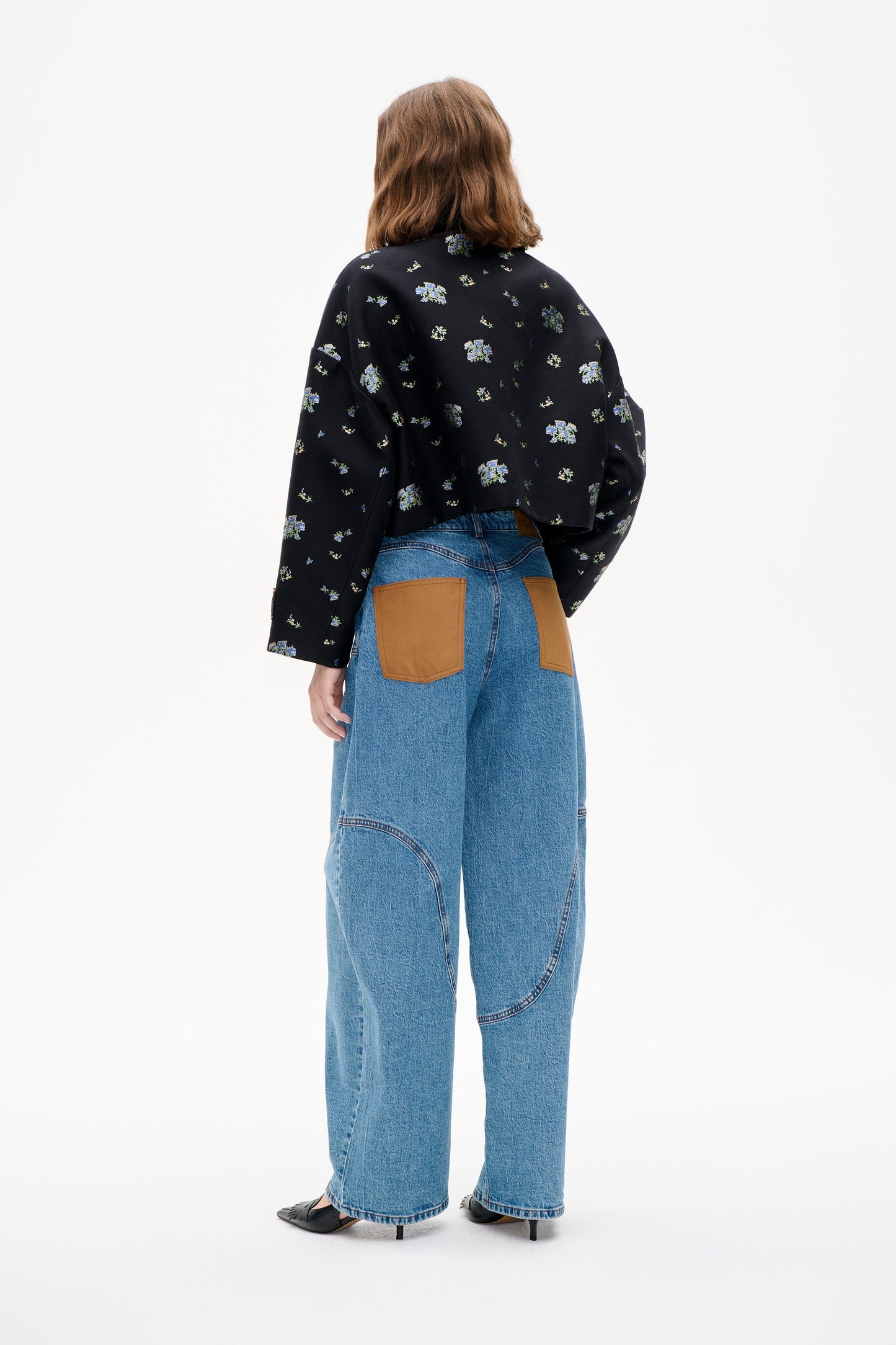 Bebeth Jacket - Black Flower