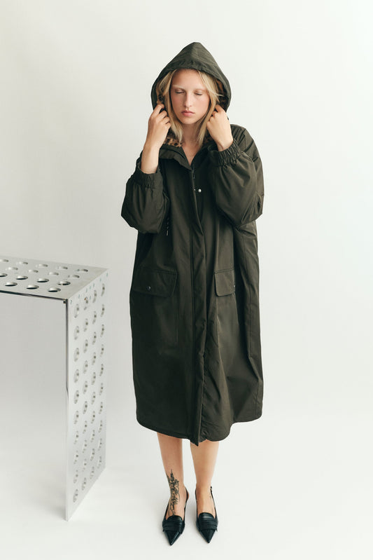 Demi Jacket - Rosin Green Leop