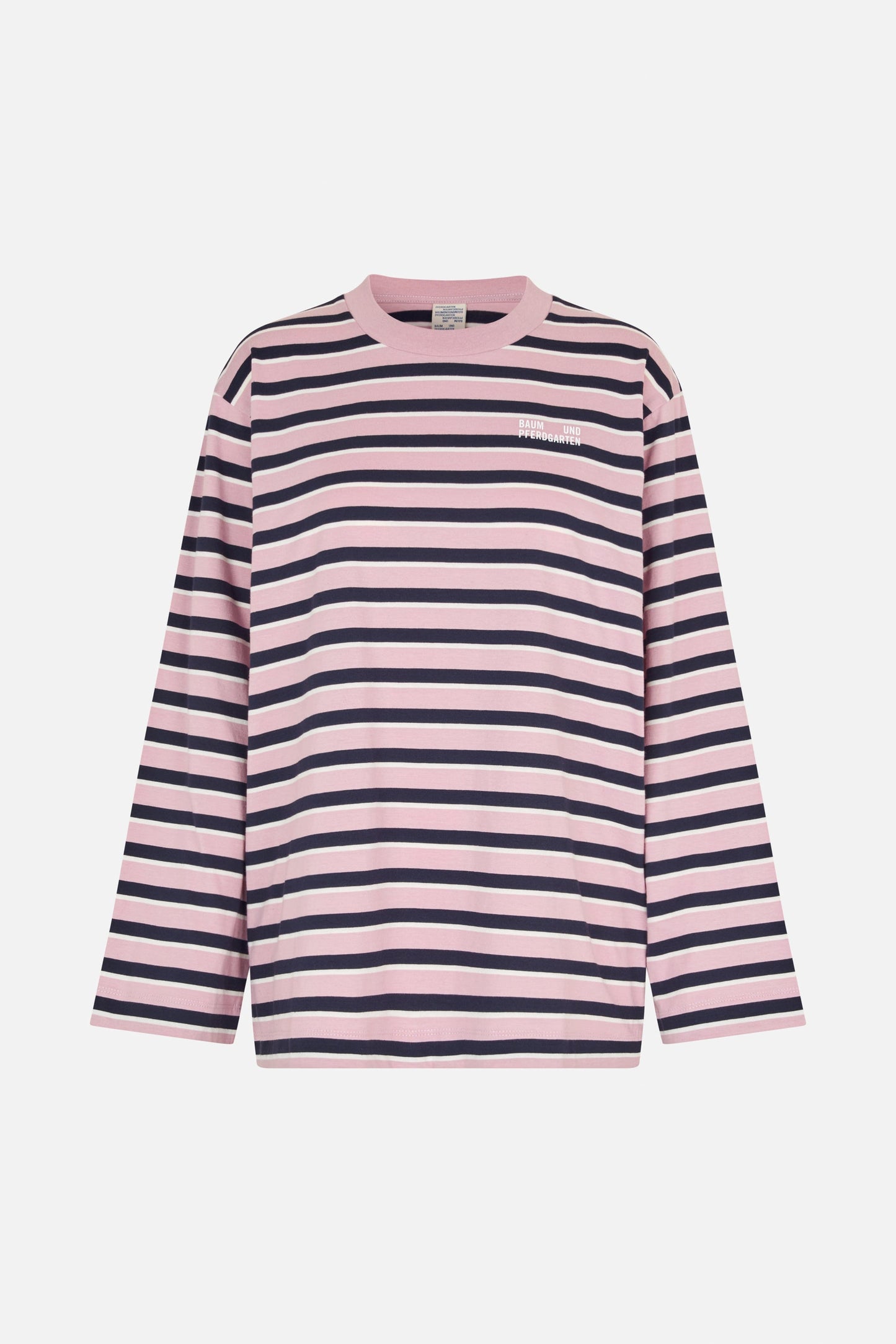 Jeevana T- Shirt - Dawn Pink Stripes