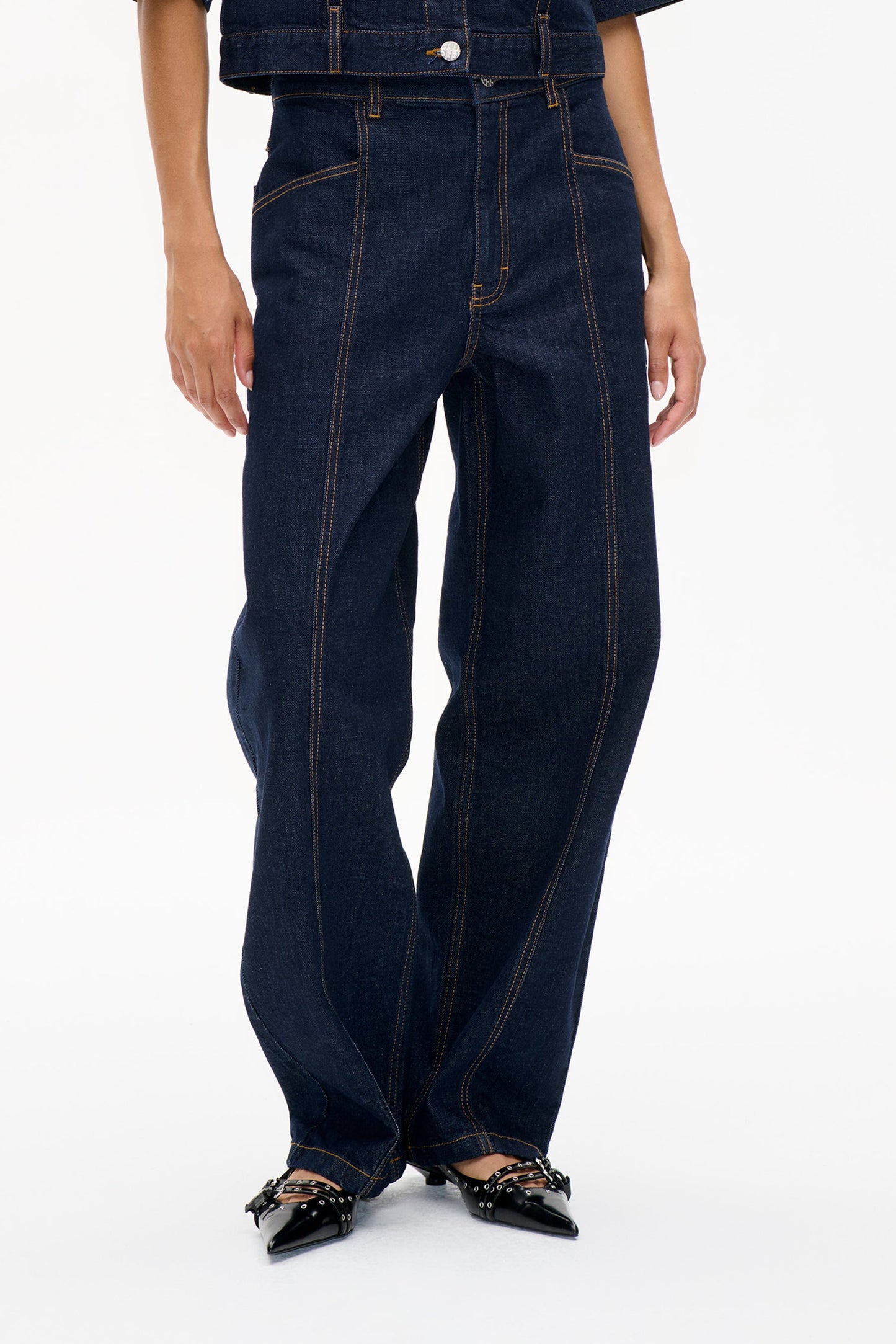 NO 02 Jeans - Dark Blue Rinse