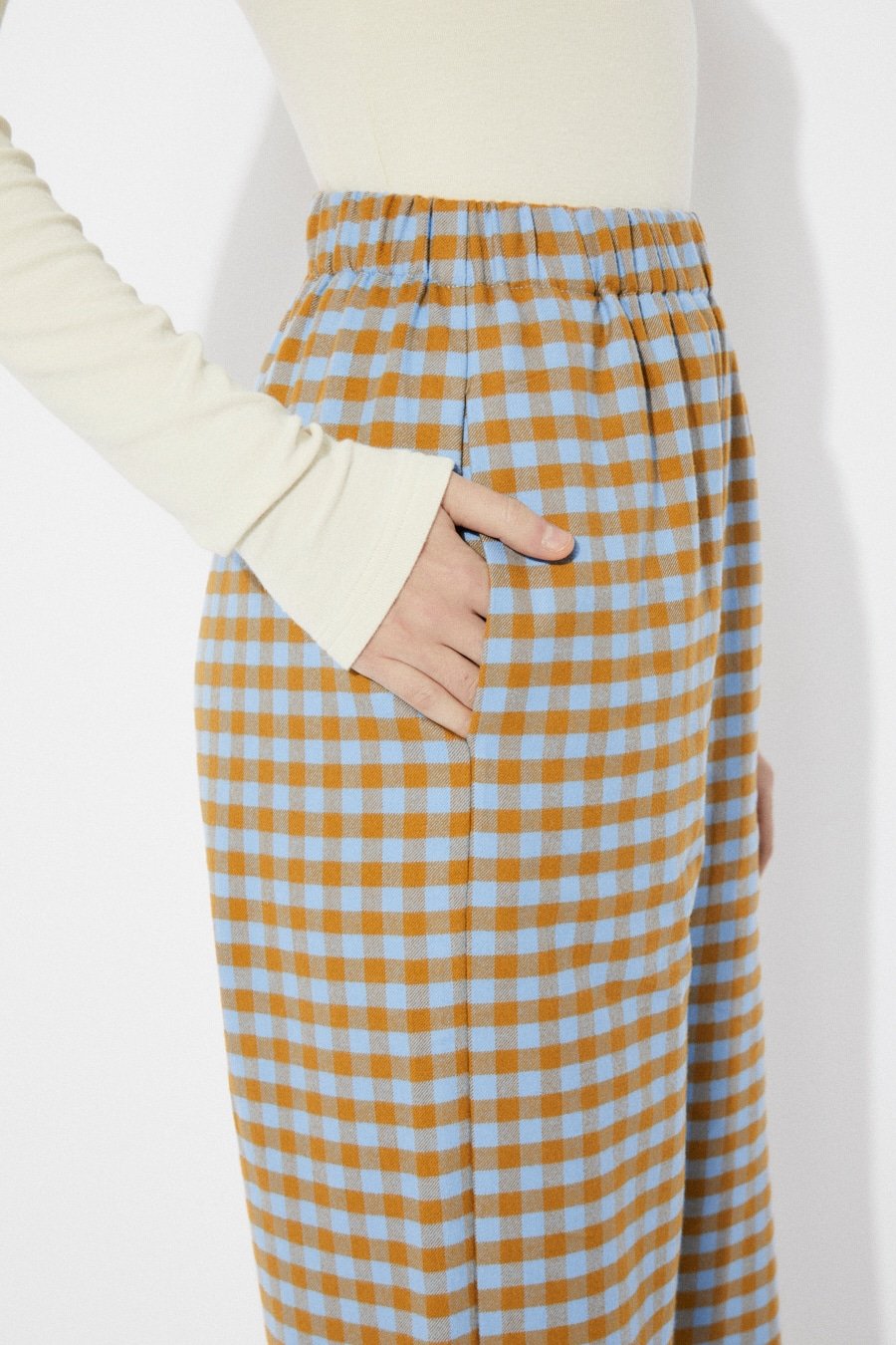 Pomero Pants - Blue Check