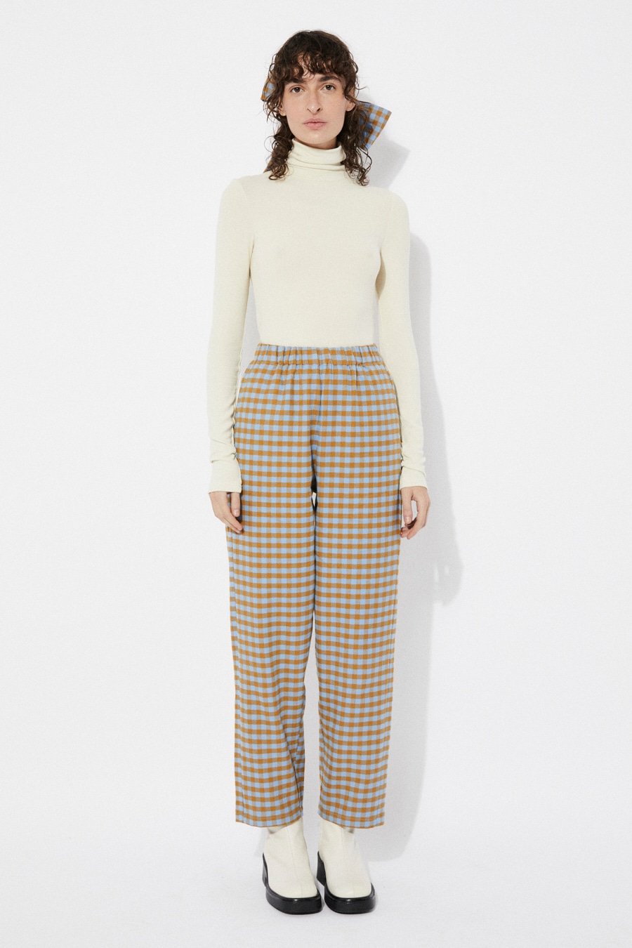 Pomero Pants - Blue Check